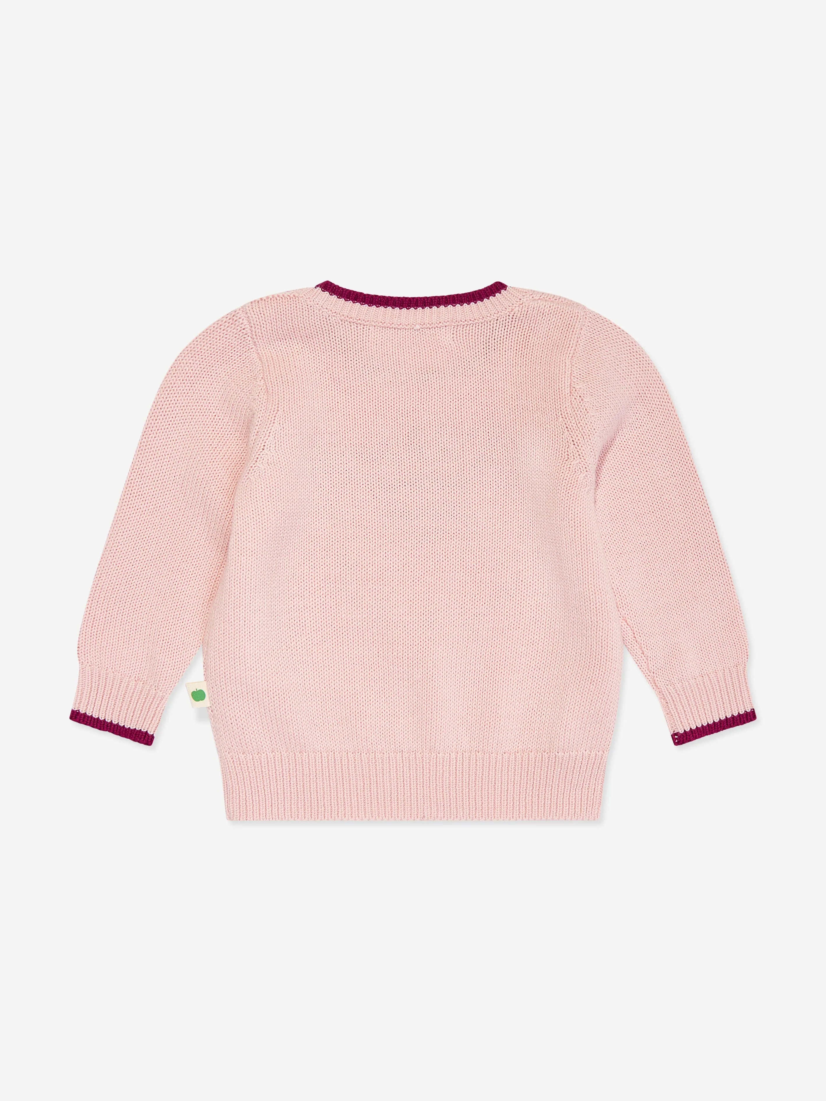 Der Bonnie Mob Girls Blackberry Strickpullover in Rosa