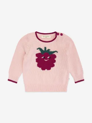 Der Bonnie Mob Girls Blackberry Strickpullover in Rosa