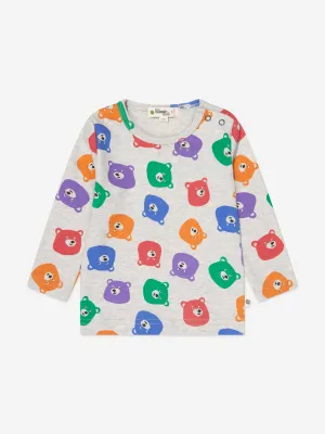 The Bonnie Mob Kids Langarm Bären T-Shirt in Mehrfarben