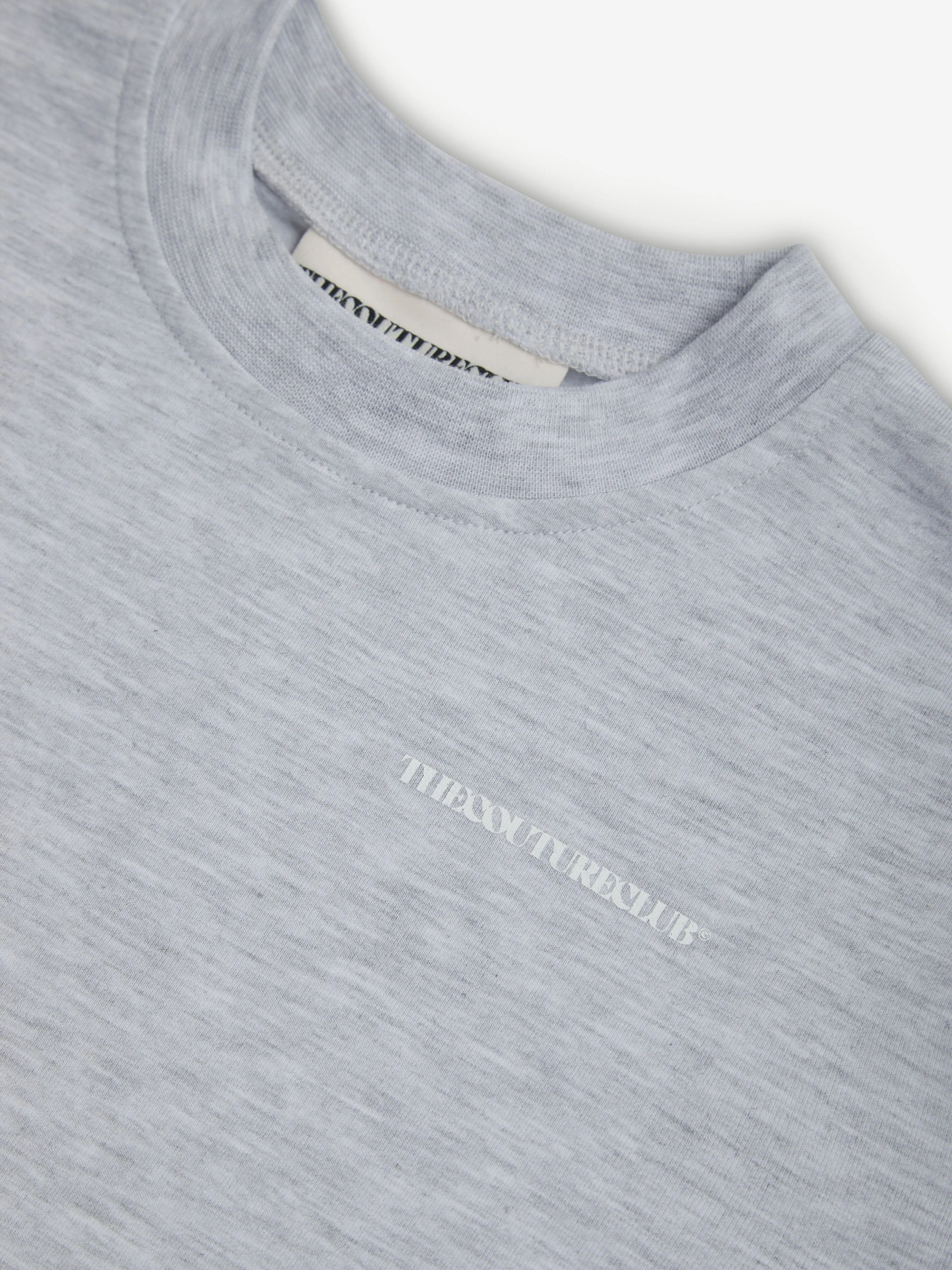 The Couture Club Kids Heavyweight Copyright T-Shirt in Grau