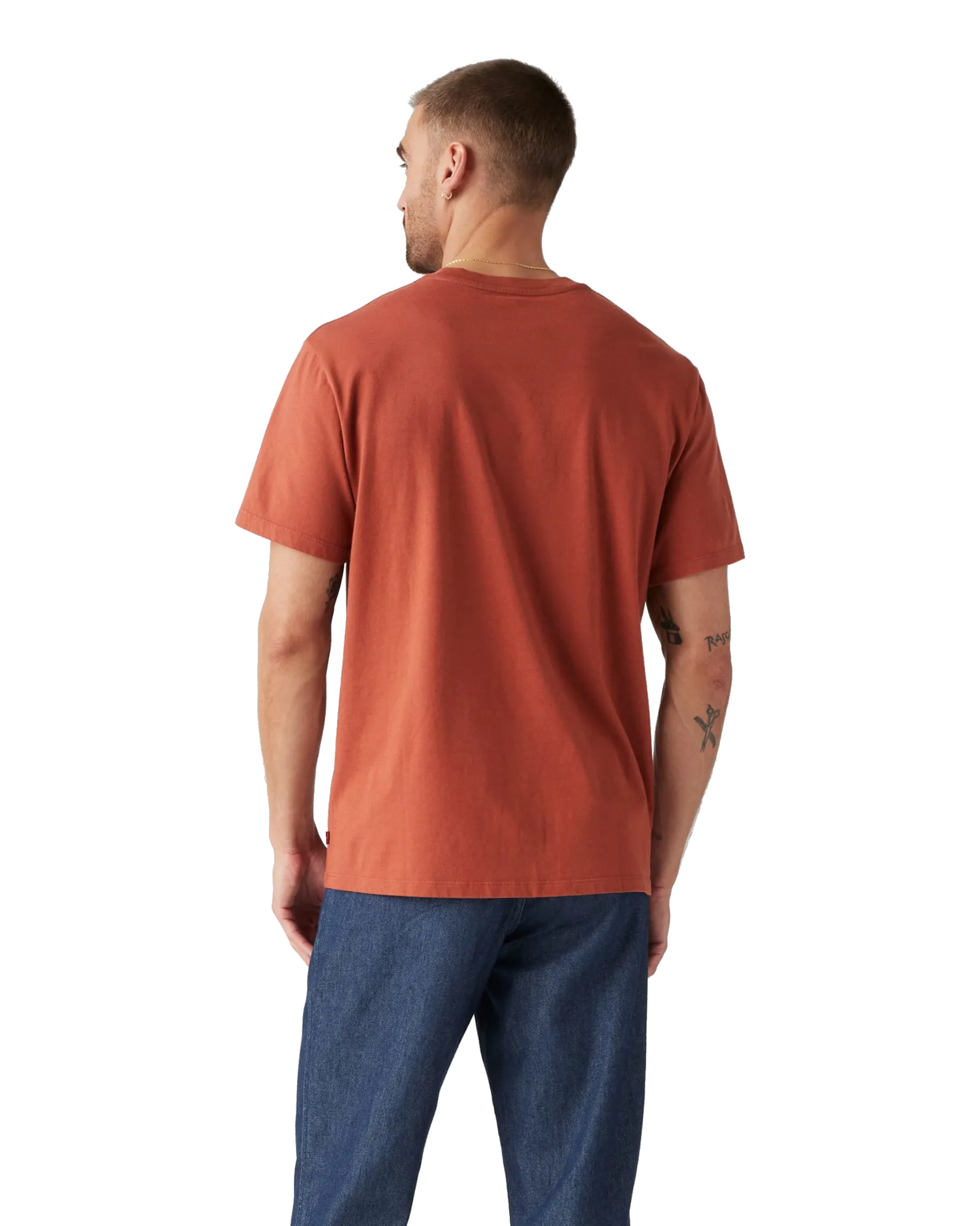 Das Essential T-Shirt in Roter Jersey-Farbe