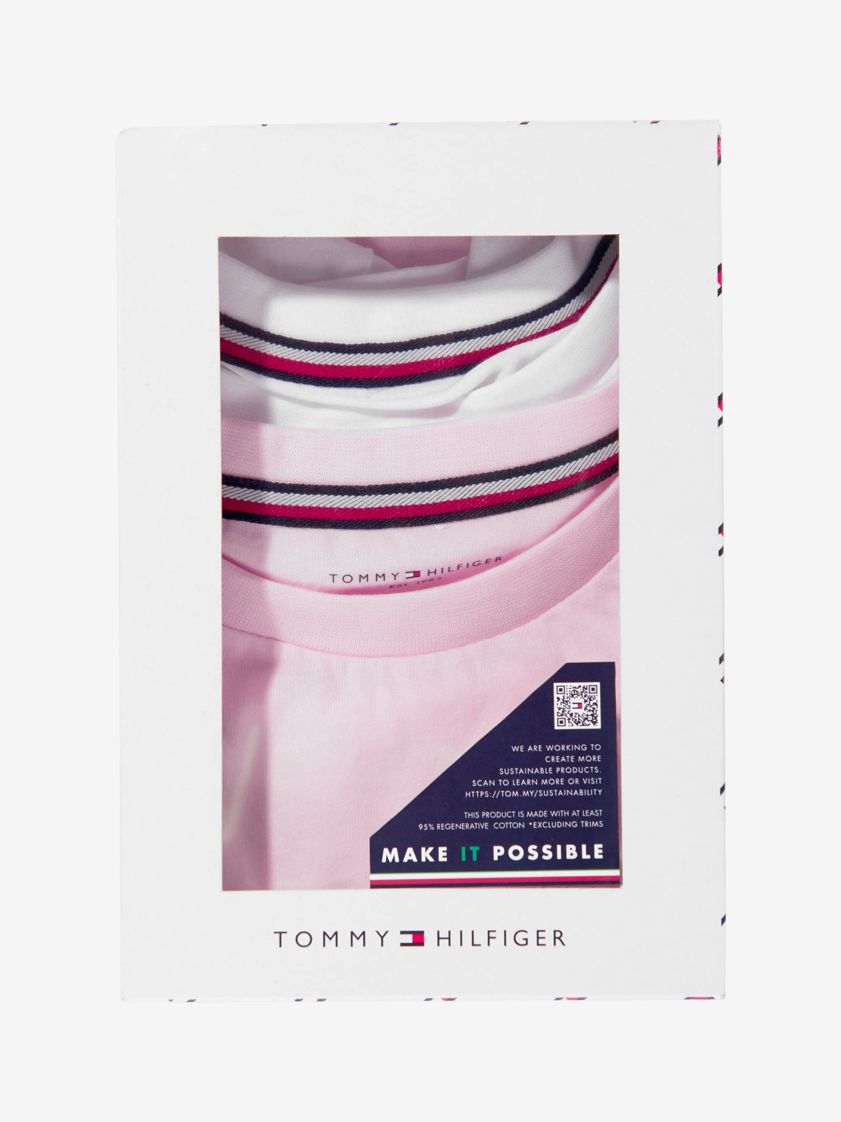 Tommy Hilfiger Mädchen 2er Pack T-Shirt Set in Rosa