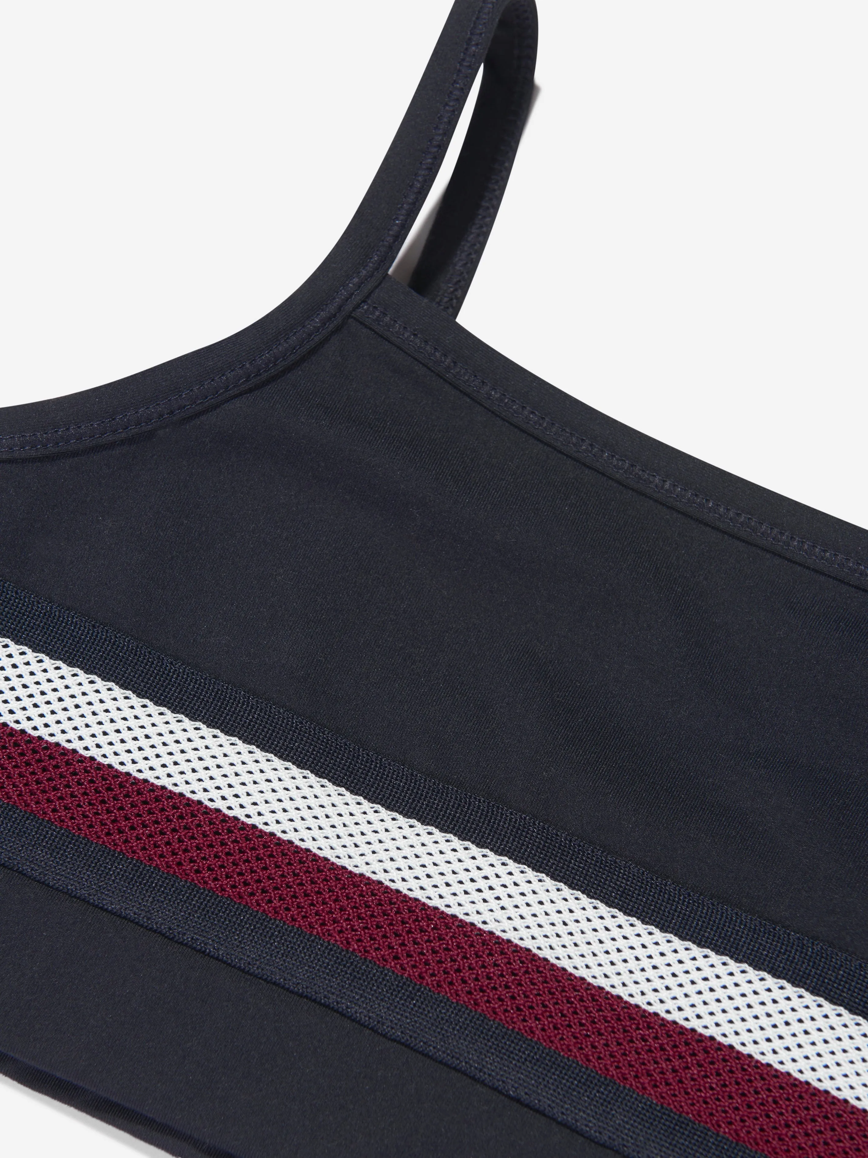 Tommy Hilfiger Mädchen Global Streifen Sport Top in Marine