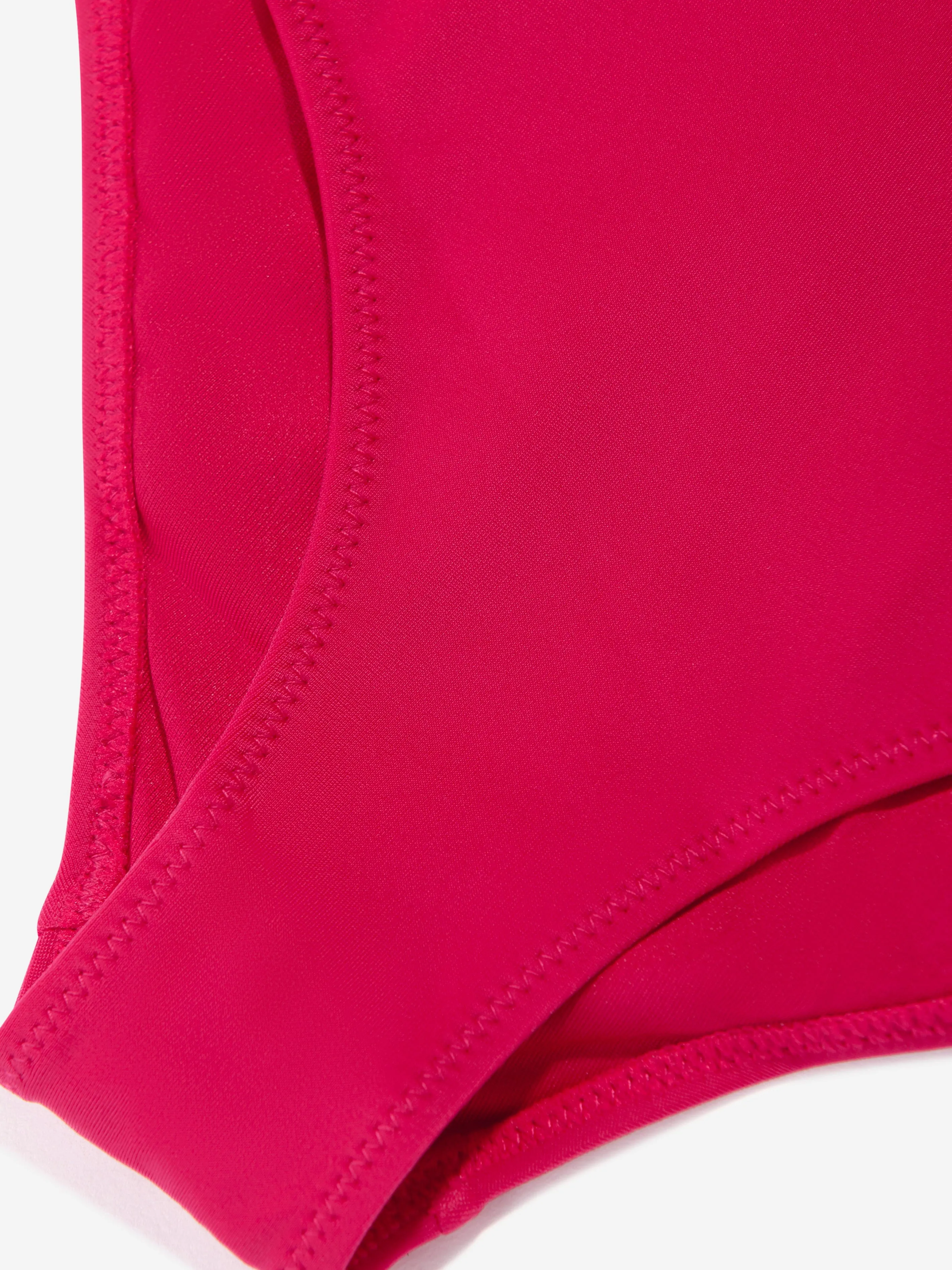 Tommy Hilfiger Mädchen Logo Badeanzug in Rosa