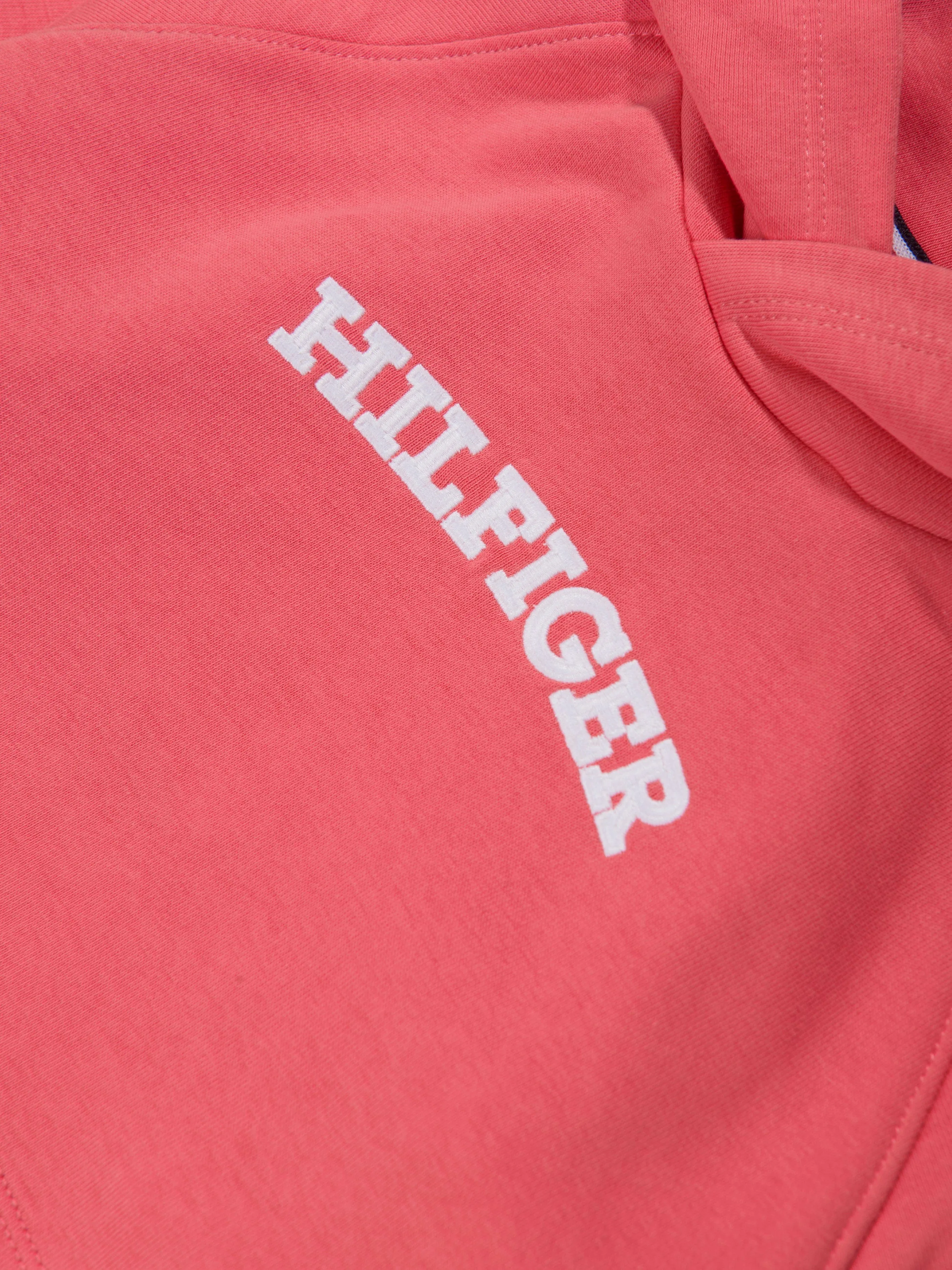 Tommy Hilfiger Mädchen Monotype Kapuzenpullover in Pfirsich