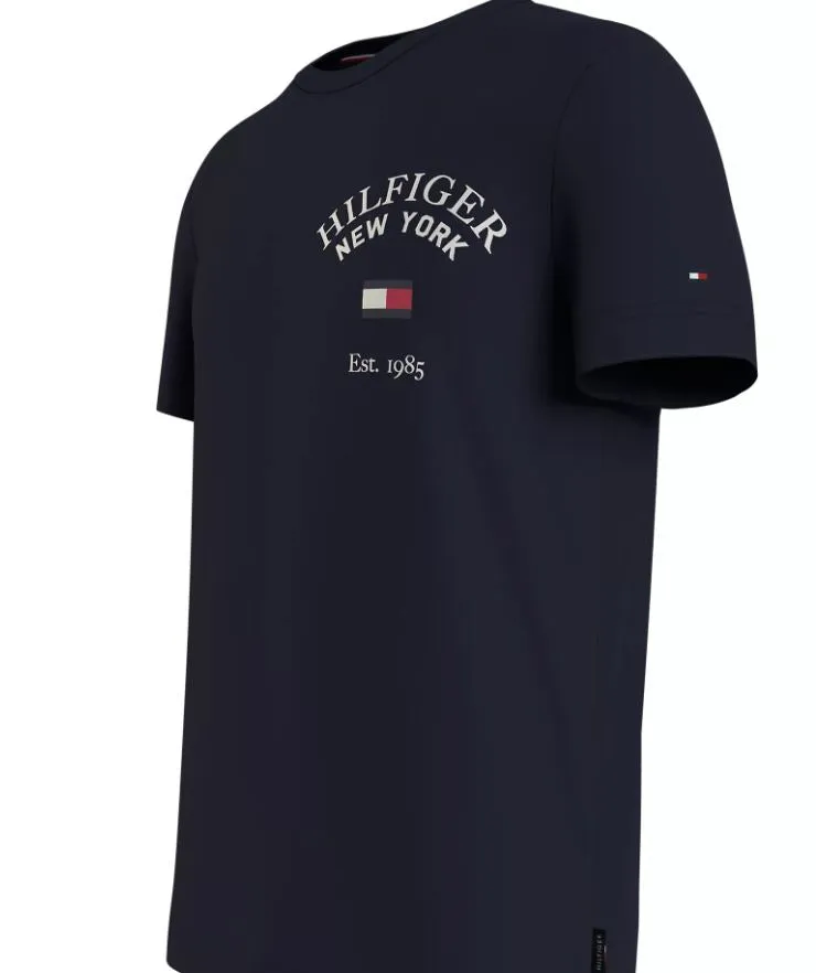 Tommy Hilfiger Varsity Arch Navy T-Shirt Navy