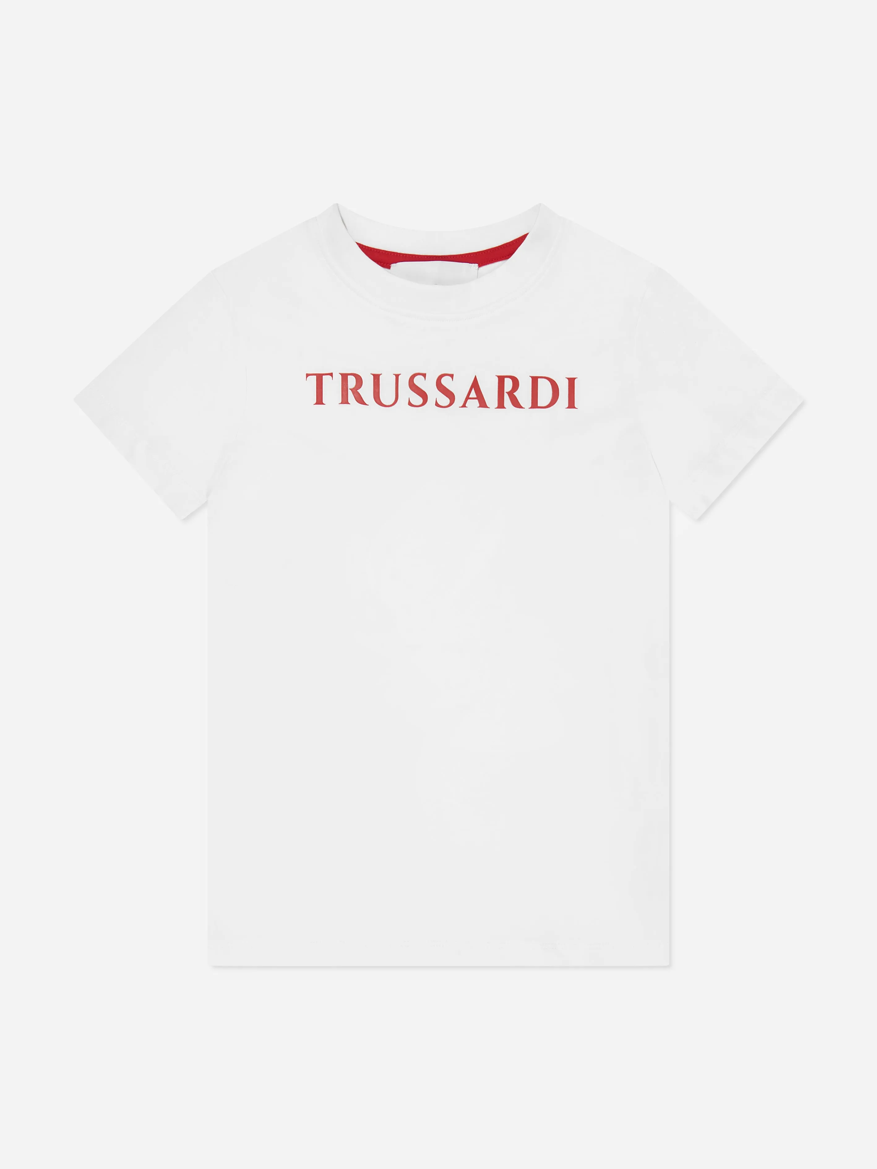 Trussardi Kids Ankis Logo T-Shirt in Weiß