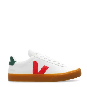 Veja Campo Chromefreier Leder Trainer Extra Weiß Pekin Poker