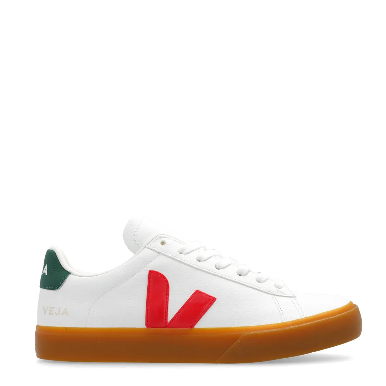 Veja Campo Chromefreier Leder Trainer Extra Weiß Pekin Poker