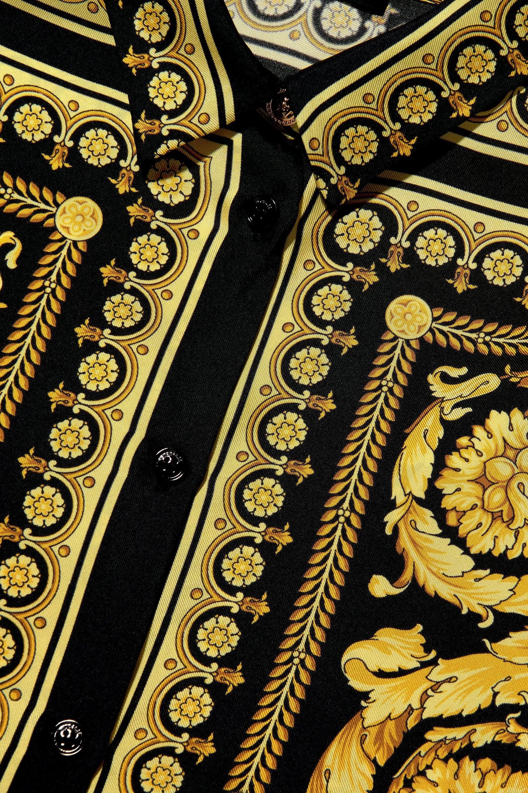 Versace Girls Barock-Print Shirtkleid