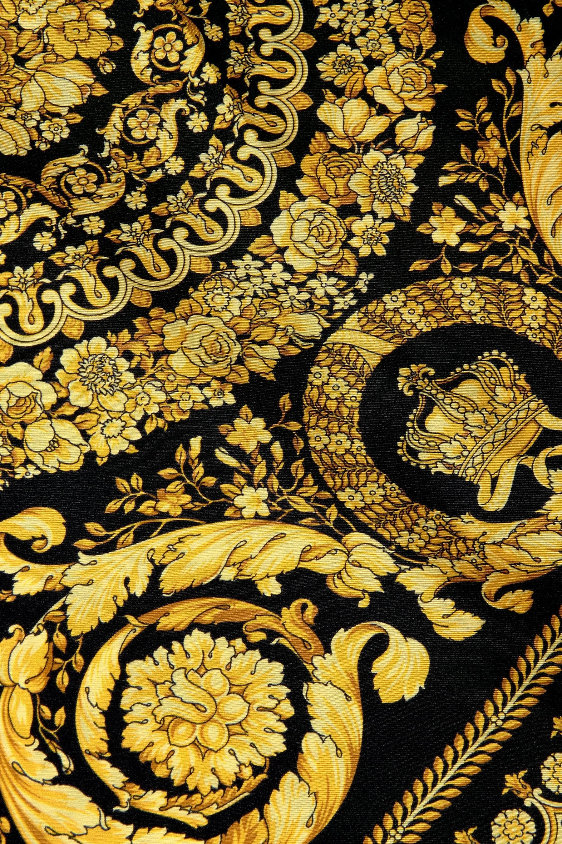 Versace Girls Barock-Print Shirtkleid