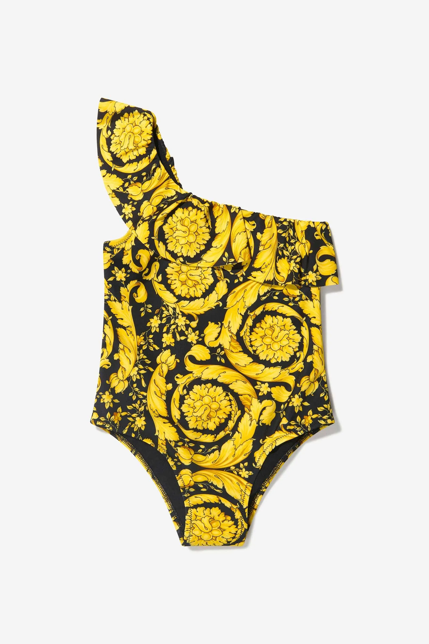 Versace Girls Barock-Print Badeanzug