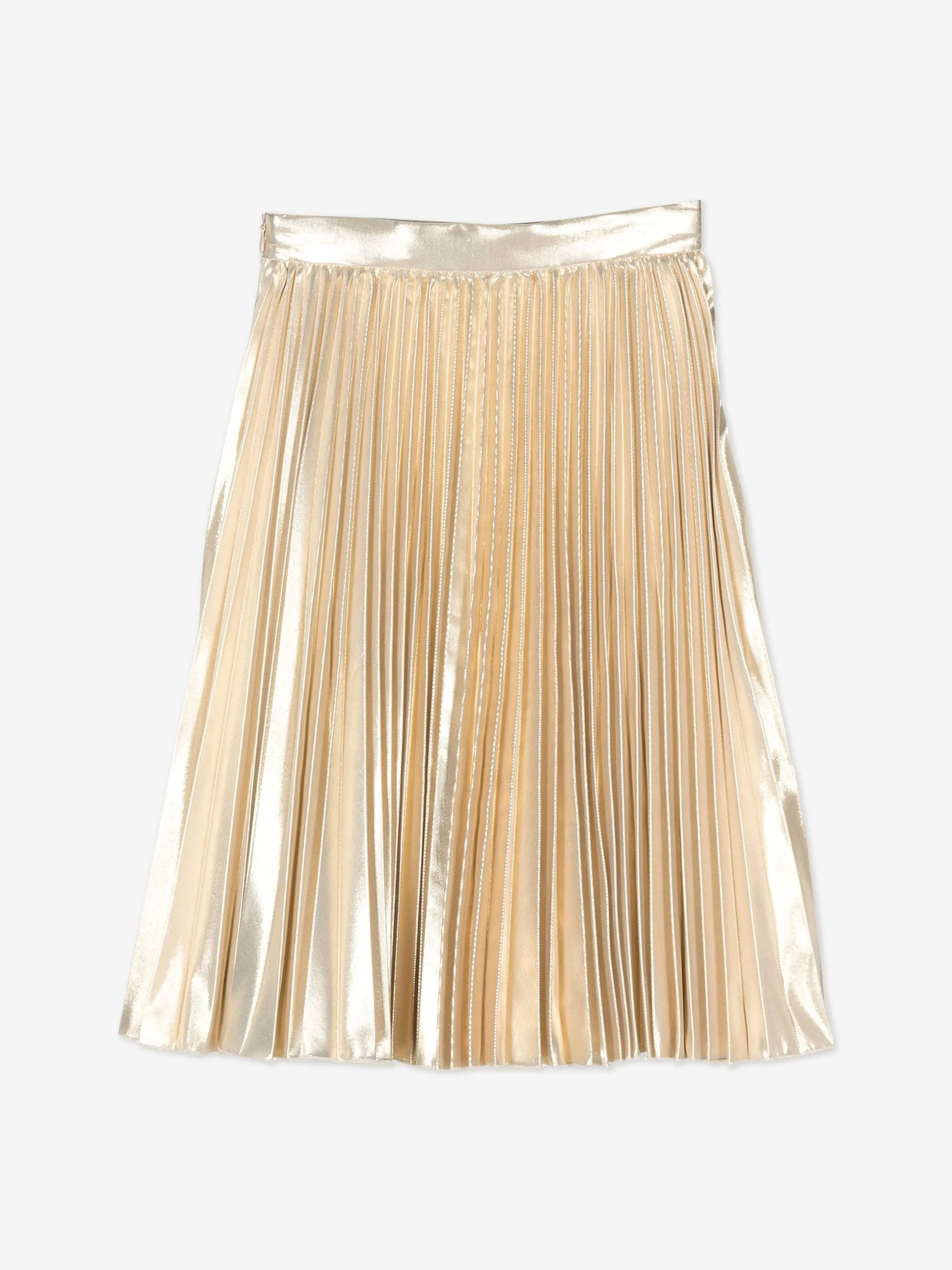 Versace Girls Plisseerock in Gold