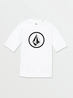 Volcom Lido Einfarbiges Jungen Kurzarm T-Shirt (Alter 2-7) Weiß Volcom