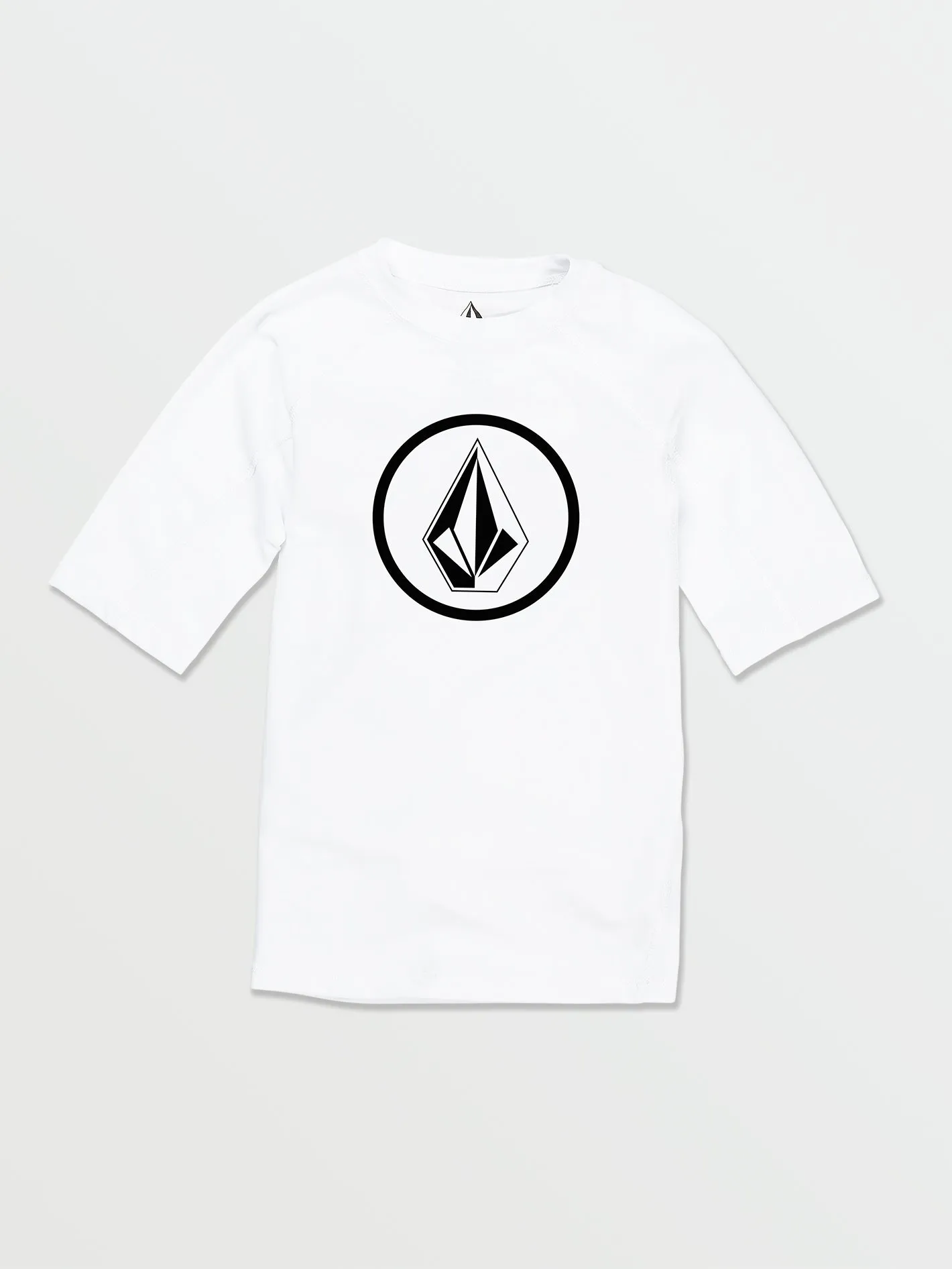 Volcom Lido Einfarbiges Jungen Kurzarm T-Shirt (Alter 2-7) Weiß Volcom