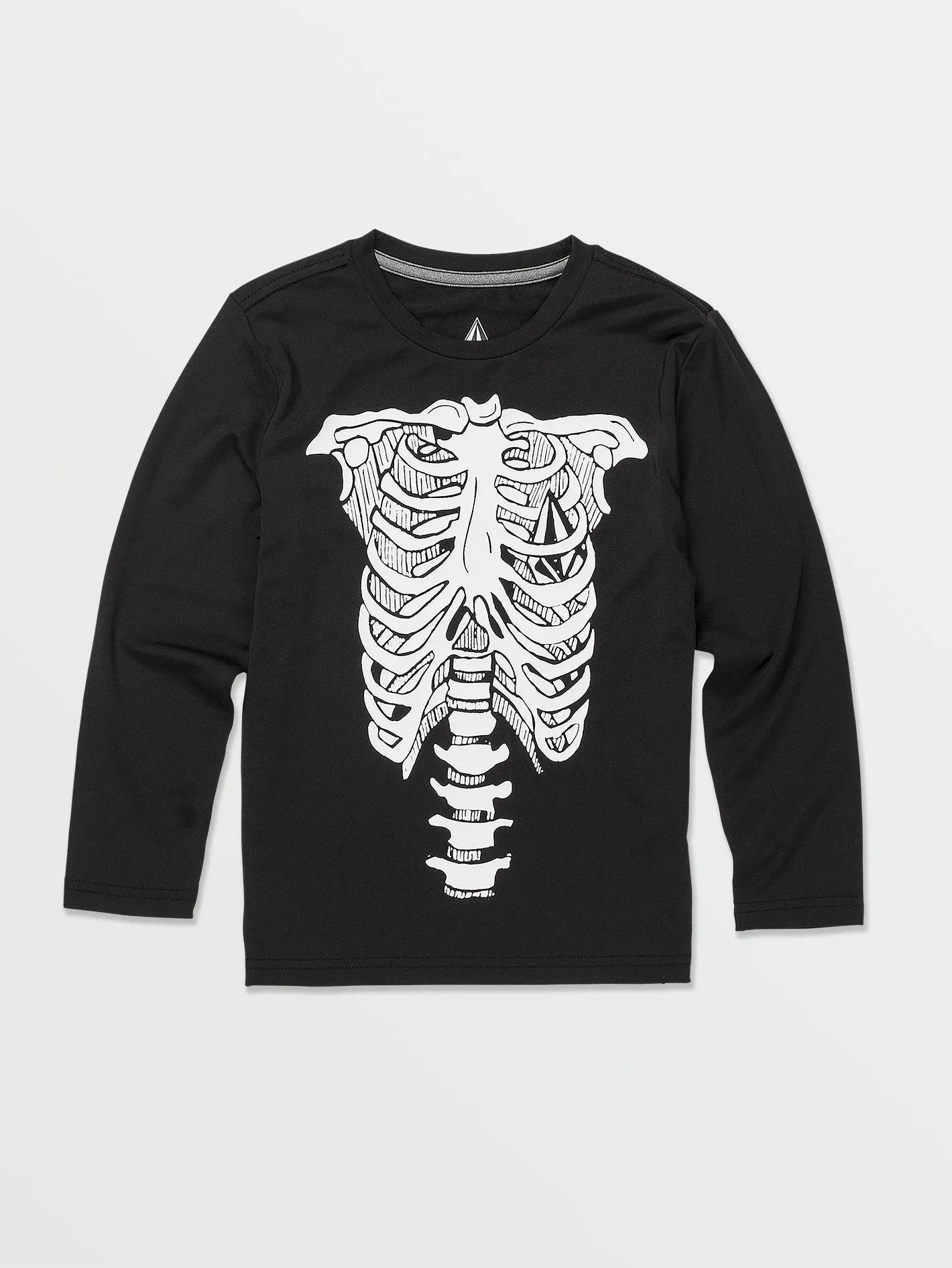 Volcom Skeleton Langarm-Shirt (Alter 2-7) Schwarz Volcom
