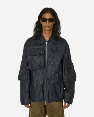 Wasserabweisende Jacke Marineblau