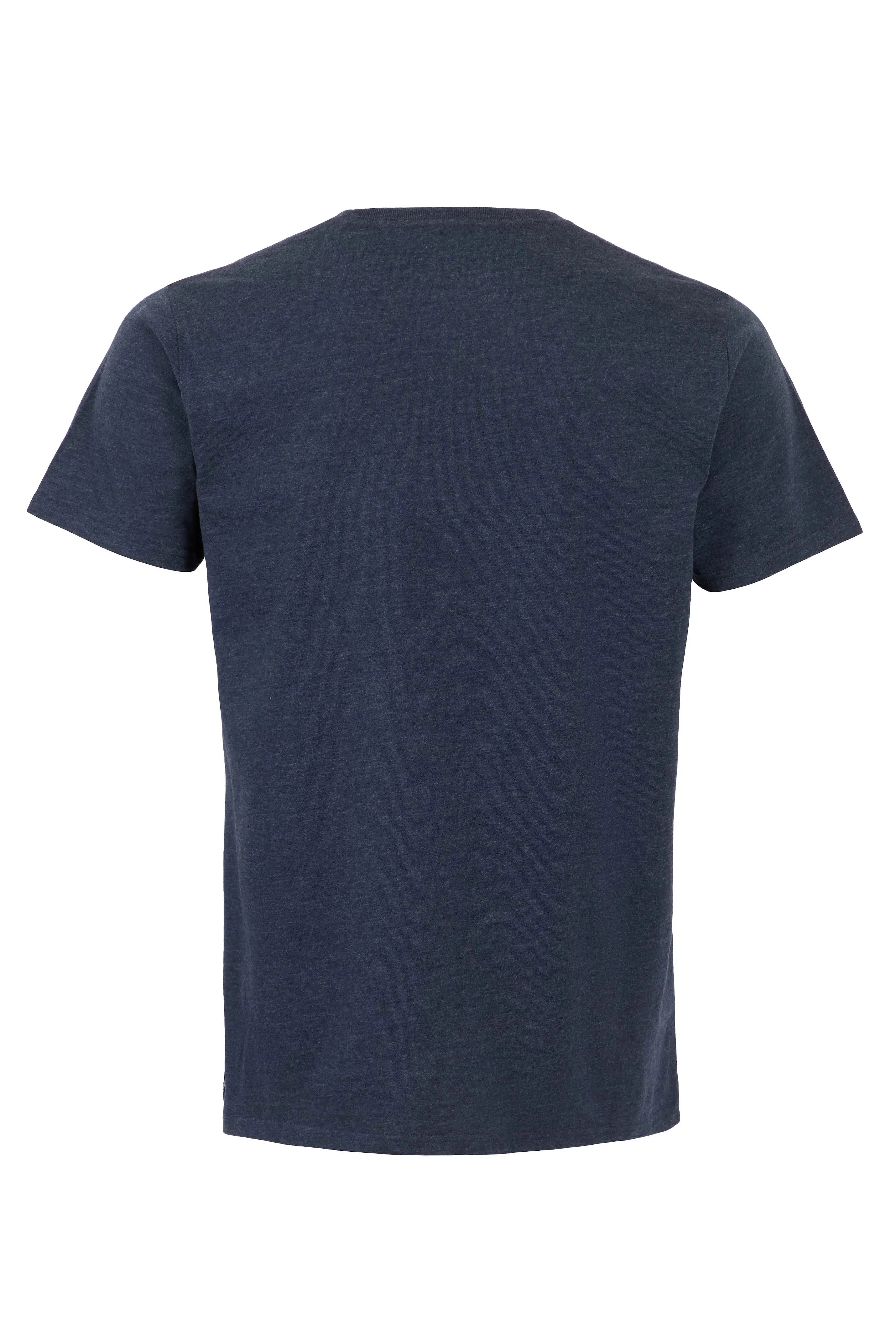 Weird Fish Navy Crew Neck T-Shirt in Marineblau