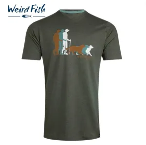 Weird Fish Des Menschen Bester Freund Grünes T-Shirt Grün