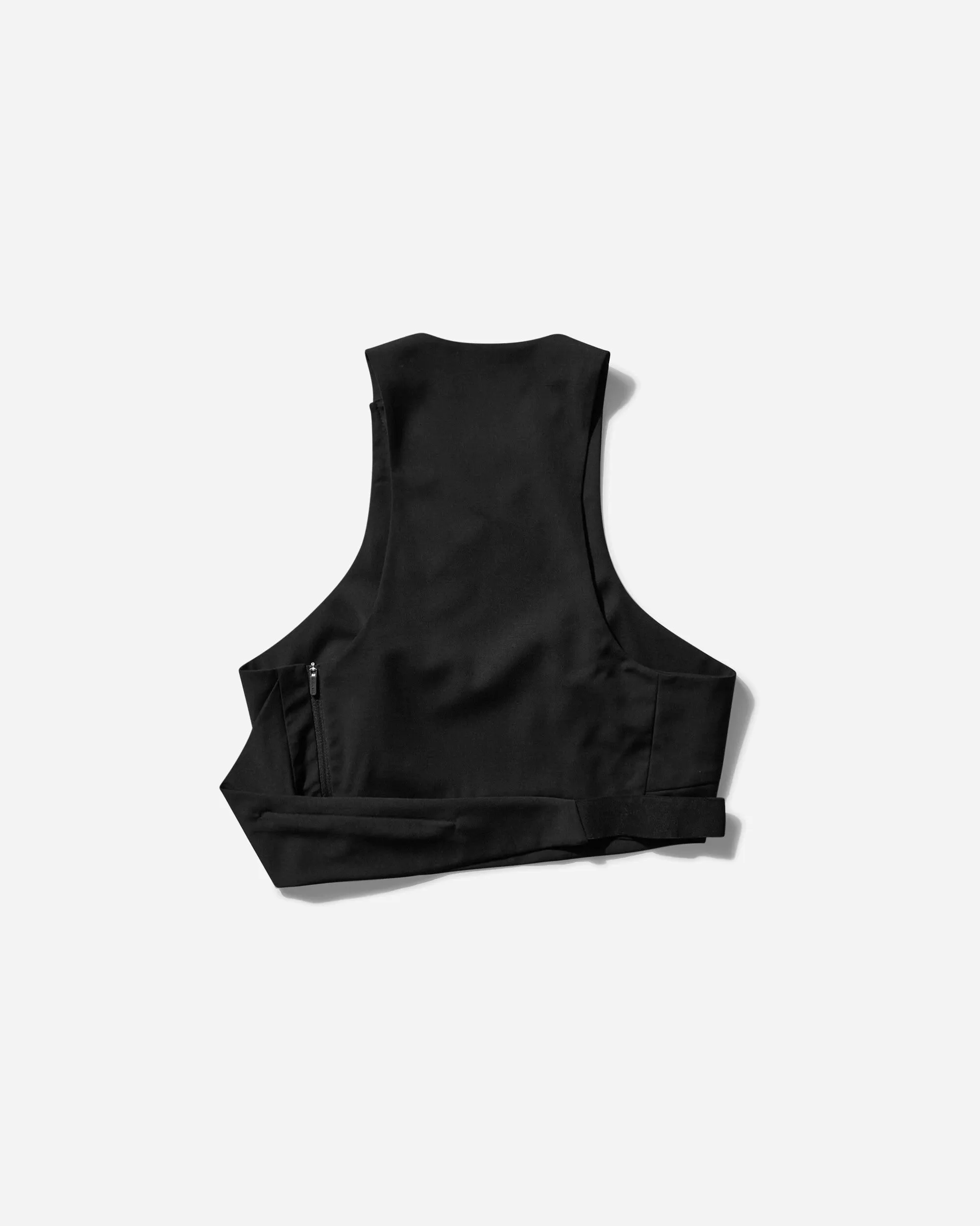 Damengeschnürtes Haltertop Schwarz