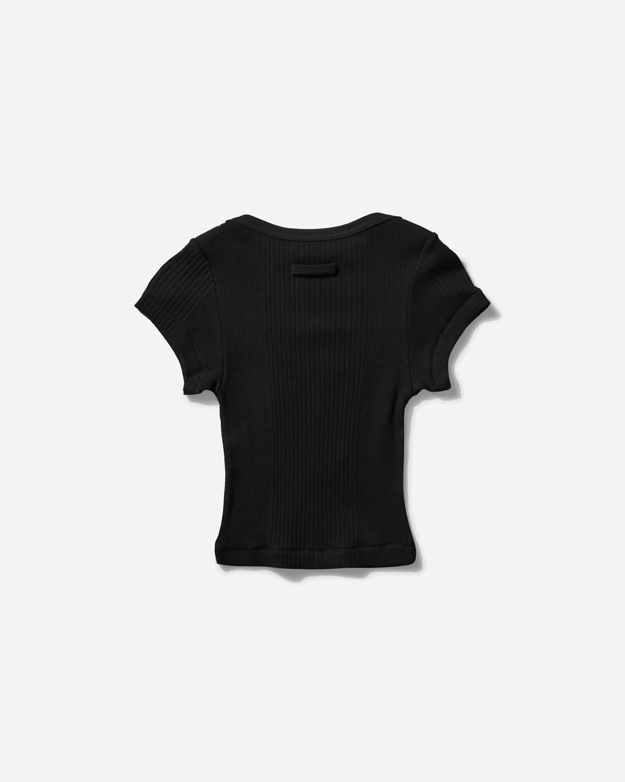 Damen Patch T-Shirt Schwarz