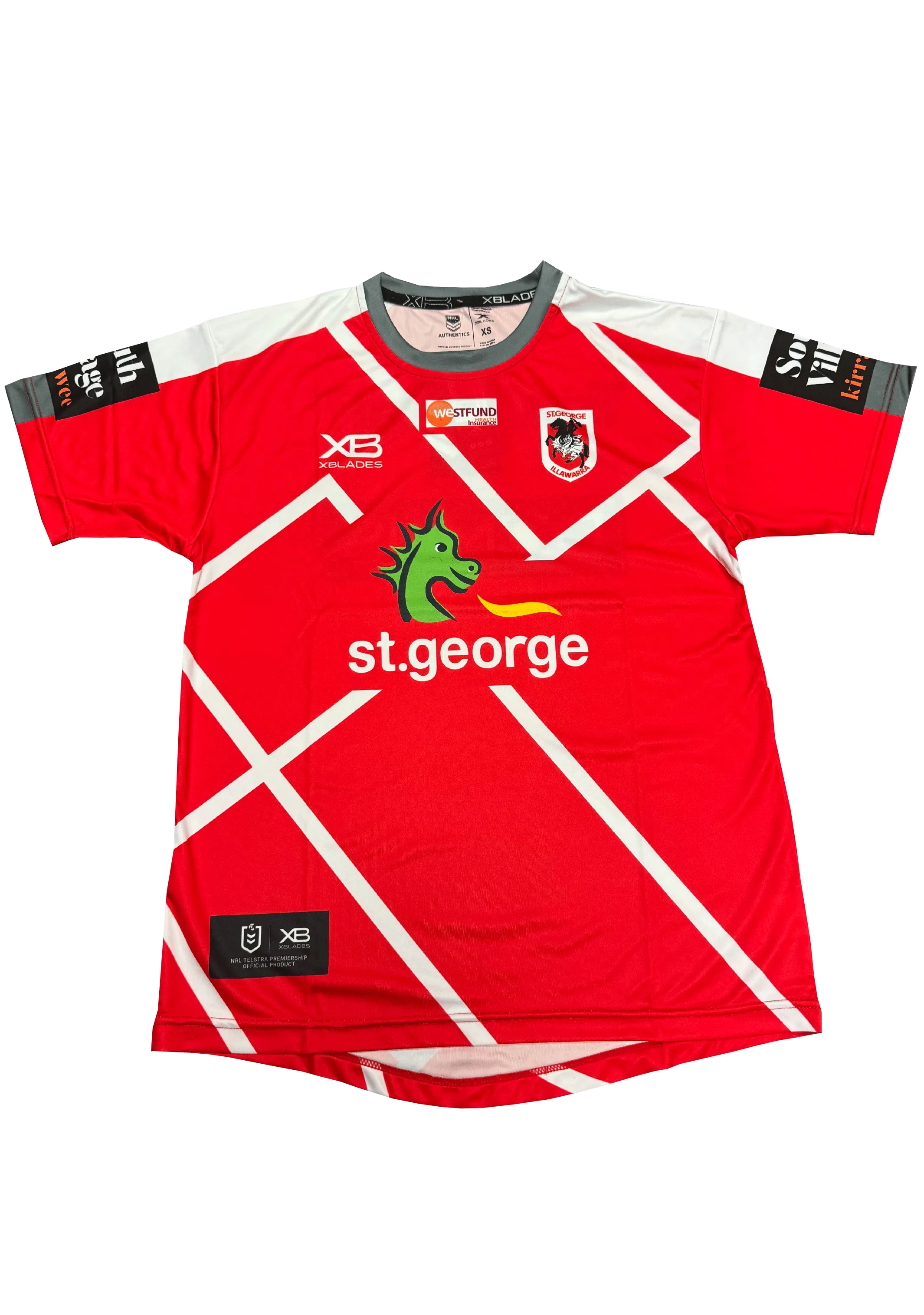 X Blades Herren St. George Trainingsshirt <BR> STG TGT L19 M RDW