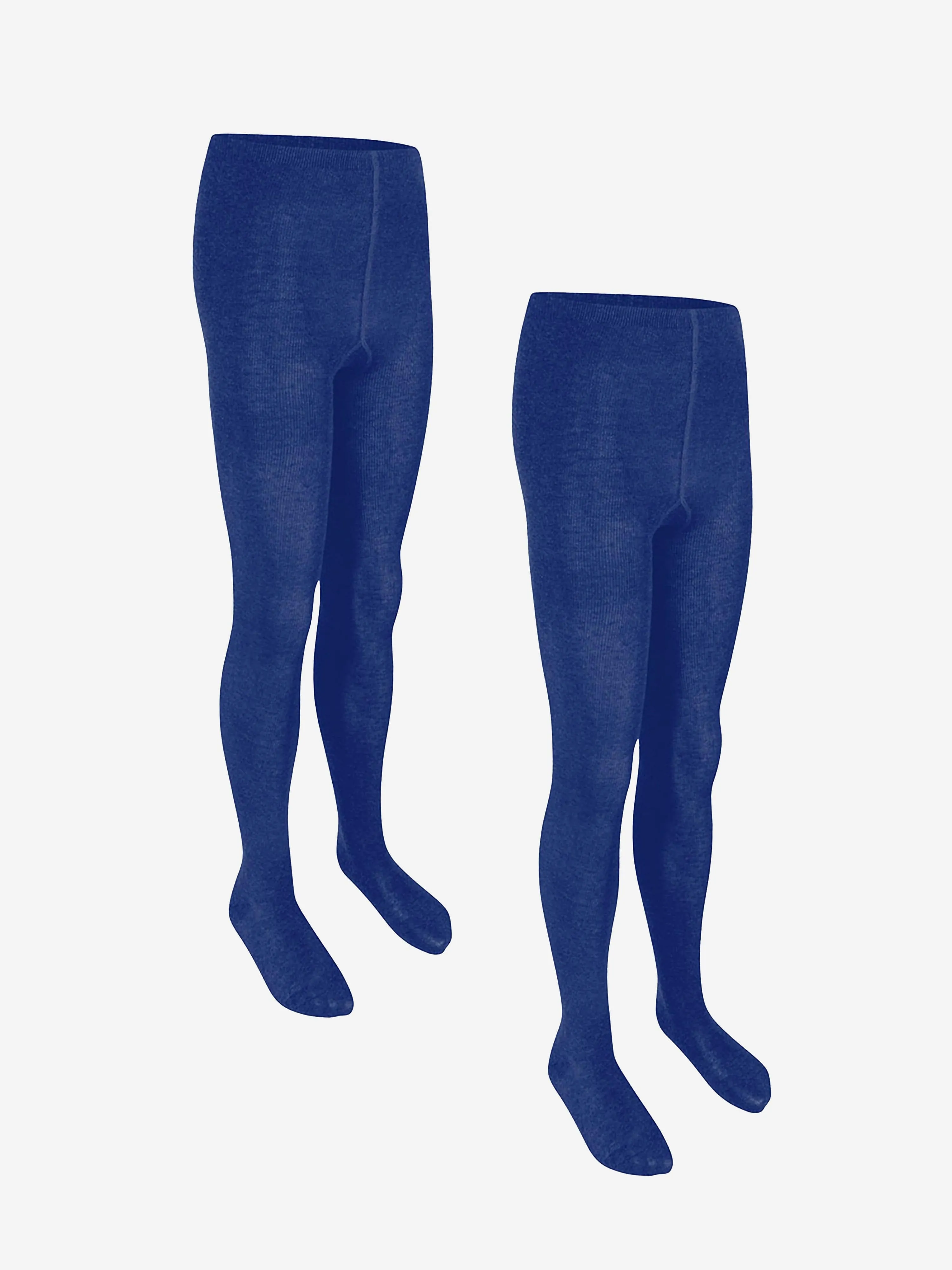 Zeco Girls School Baumwollstrumpfhosen (2er Pack) in Blau