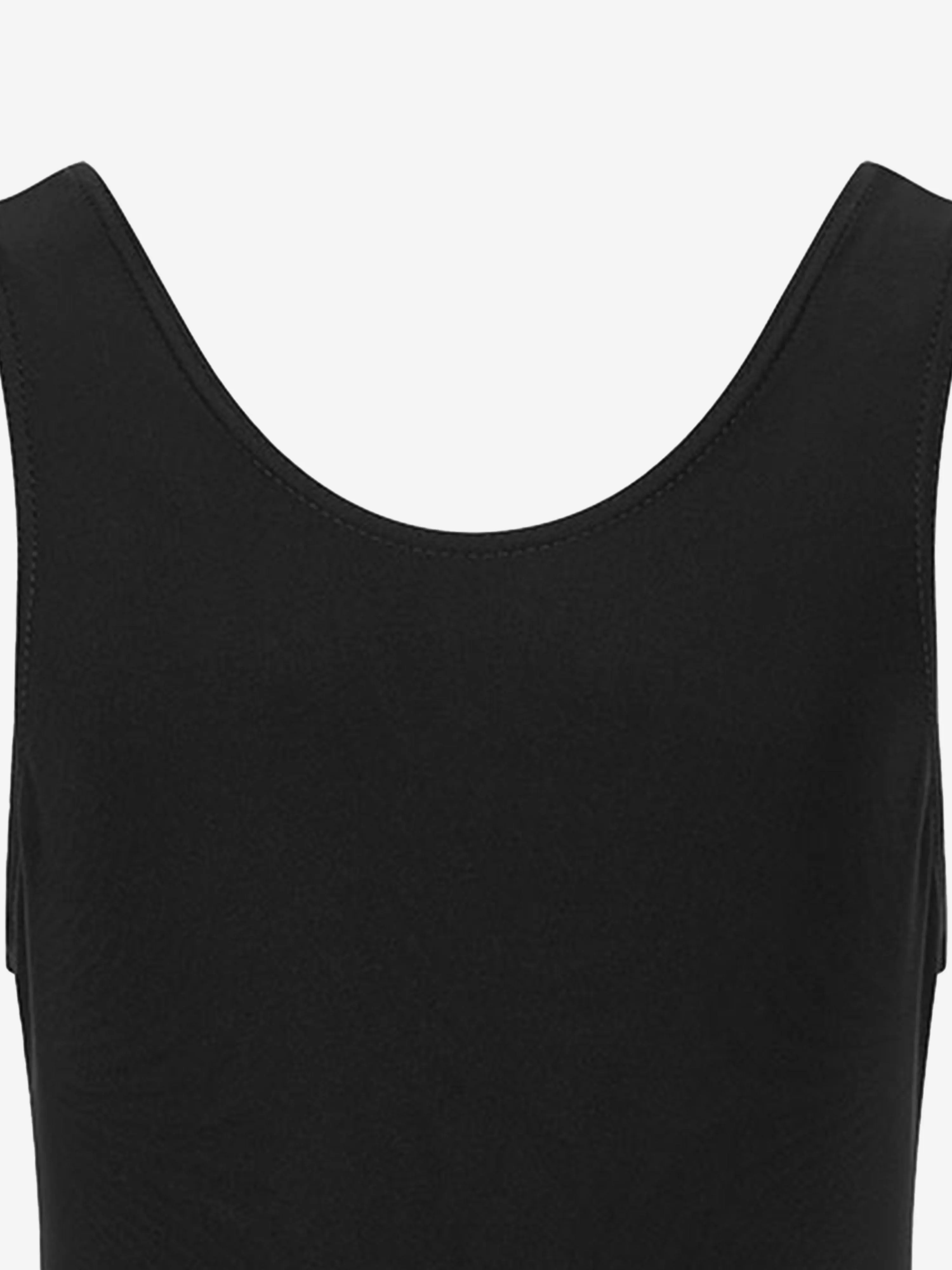 Zeco Girls School Elastan-Badeanzug in Schwarz