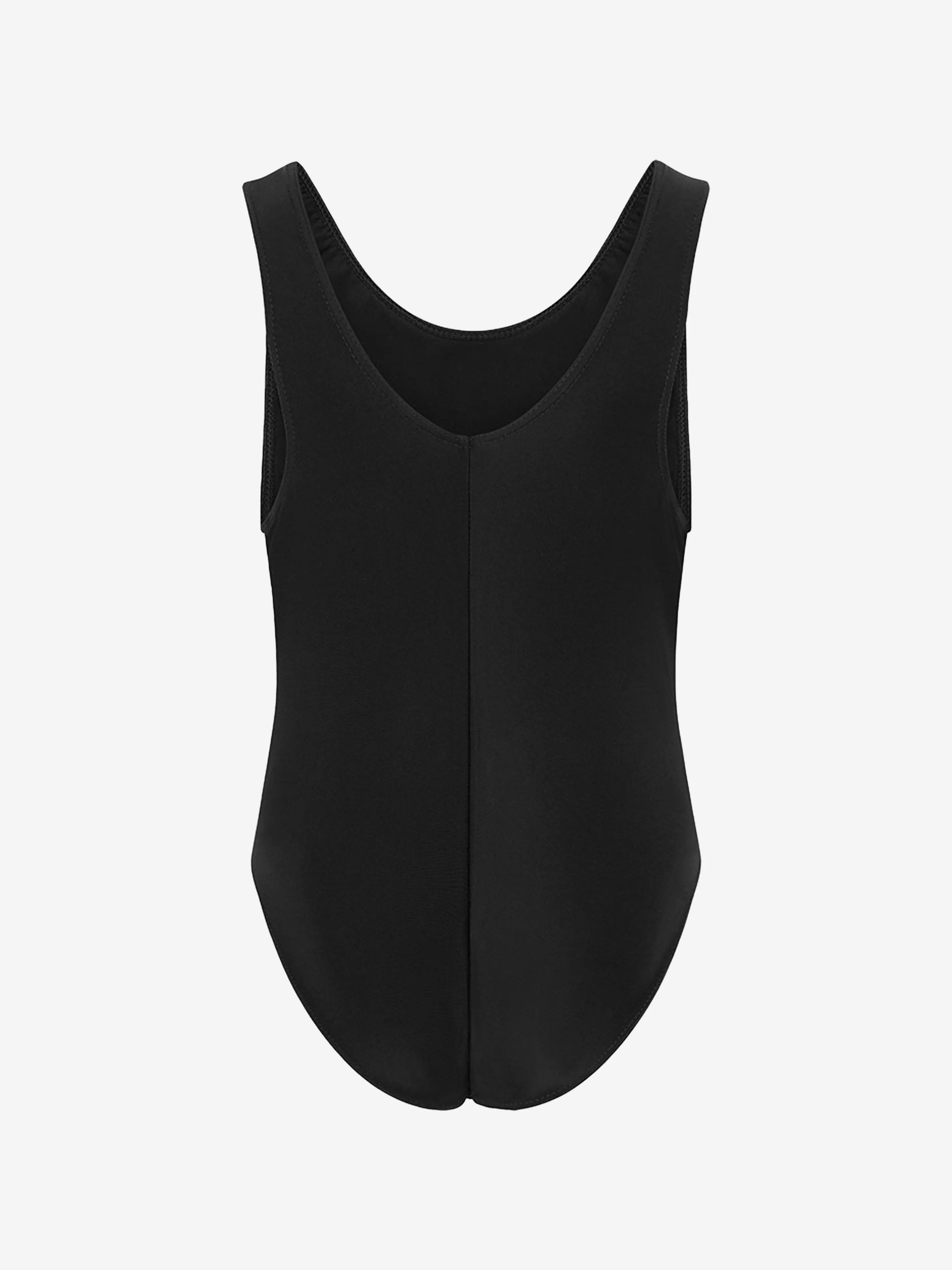 Zeco Girls School Elastan-Badeanzug in Schwarz