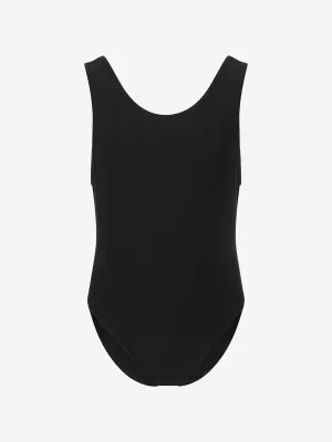 Zeco Girls School Elastan-Badeanzug in Schwarz
