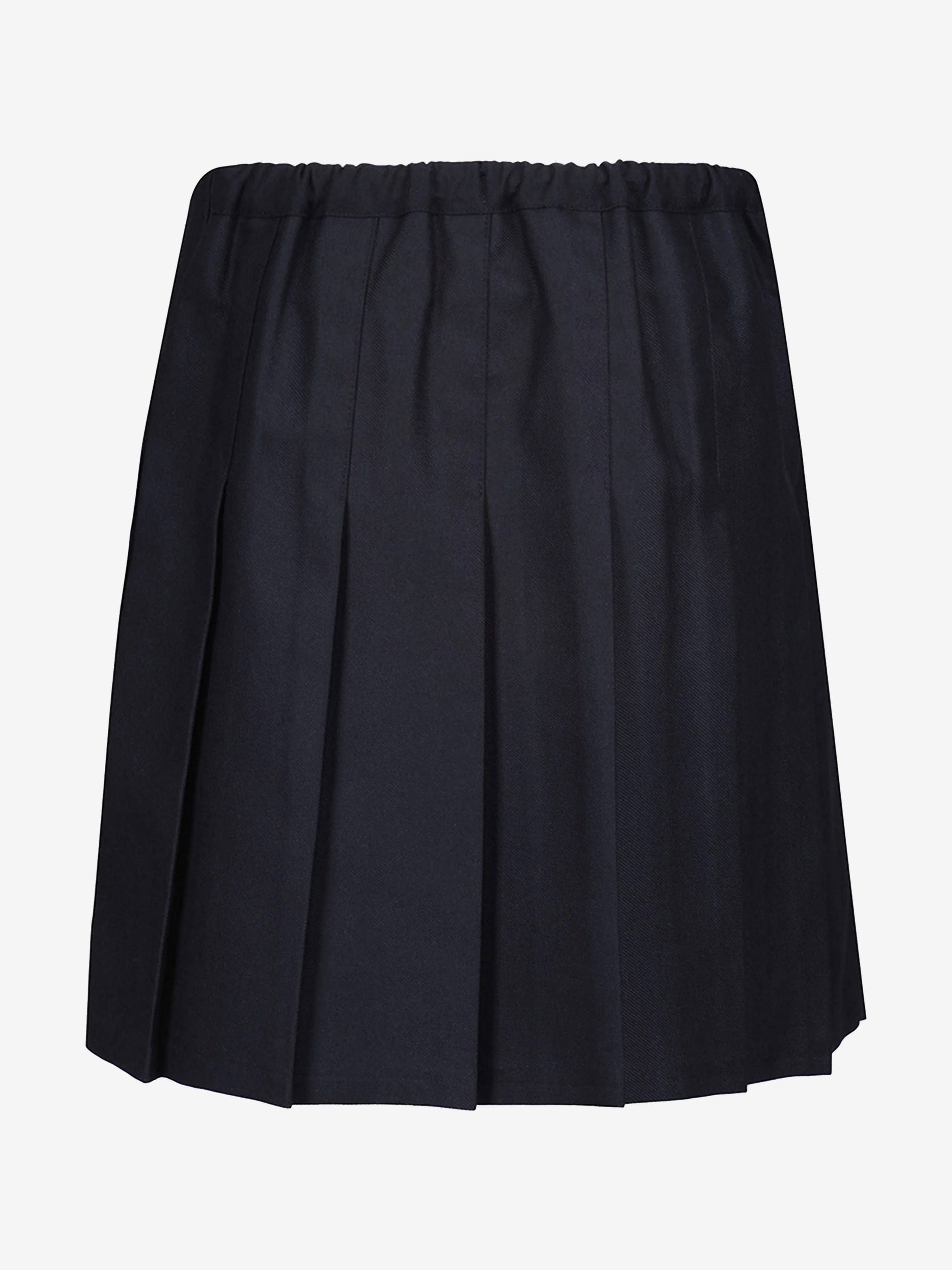 Zeco Girls School Junior Faltenrock mit festgenähten Falten in Marineblau