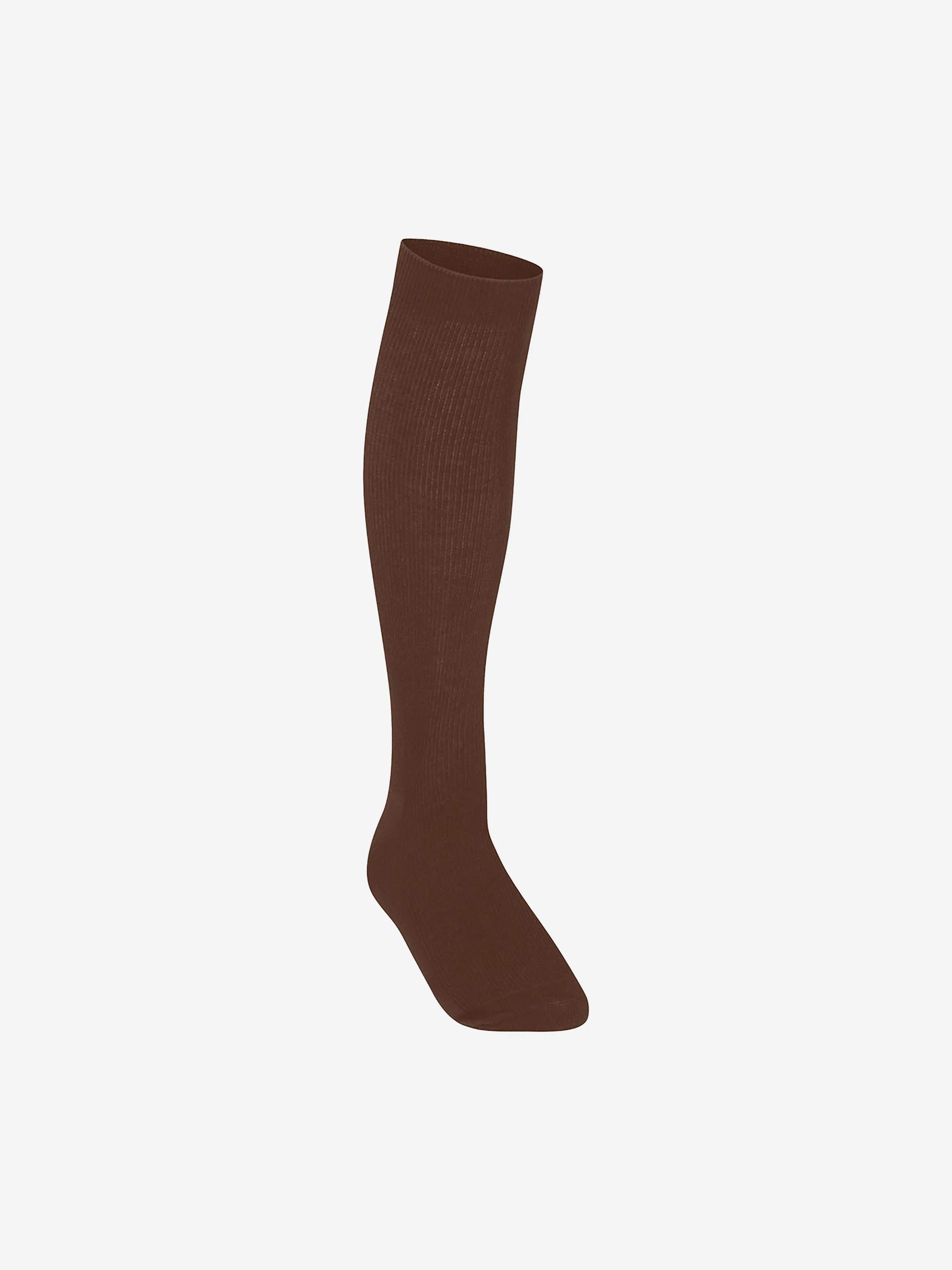 Zeco Girls School Kniestrümpfe (3er Pack) in Braun