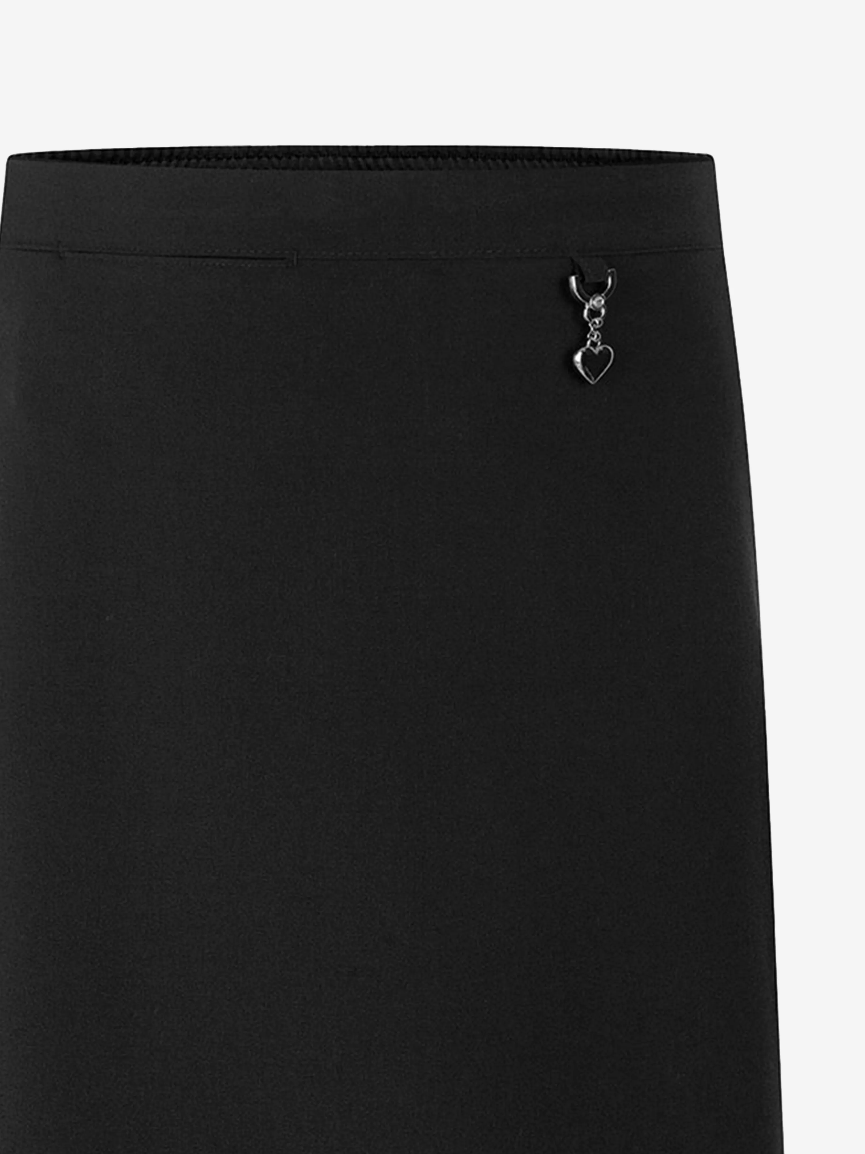 Zeco Girls School Lycra Herz-Rock in Schwarz