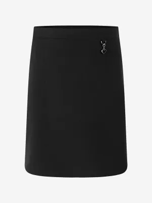 Zeco Girls School Lycra Herz-Rock in Schwarz