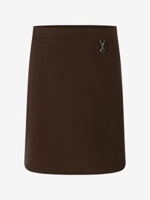 Zeco Girls School Lycra-Herzrock in Braun