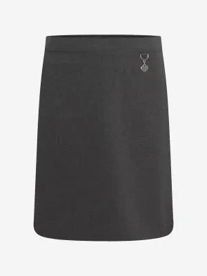 Zeco Girls School Lycra Herzrock in Grau