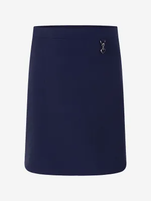 Zeco Girls School Lycra-Herzrock in Marineblau