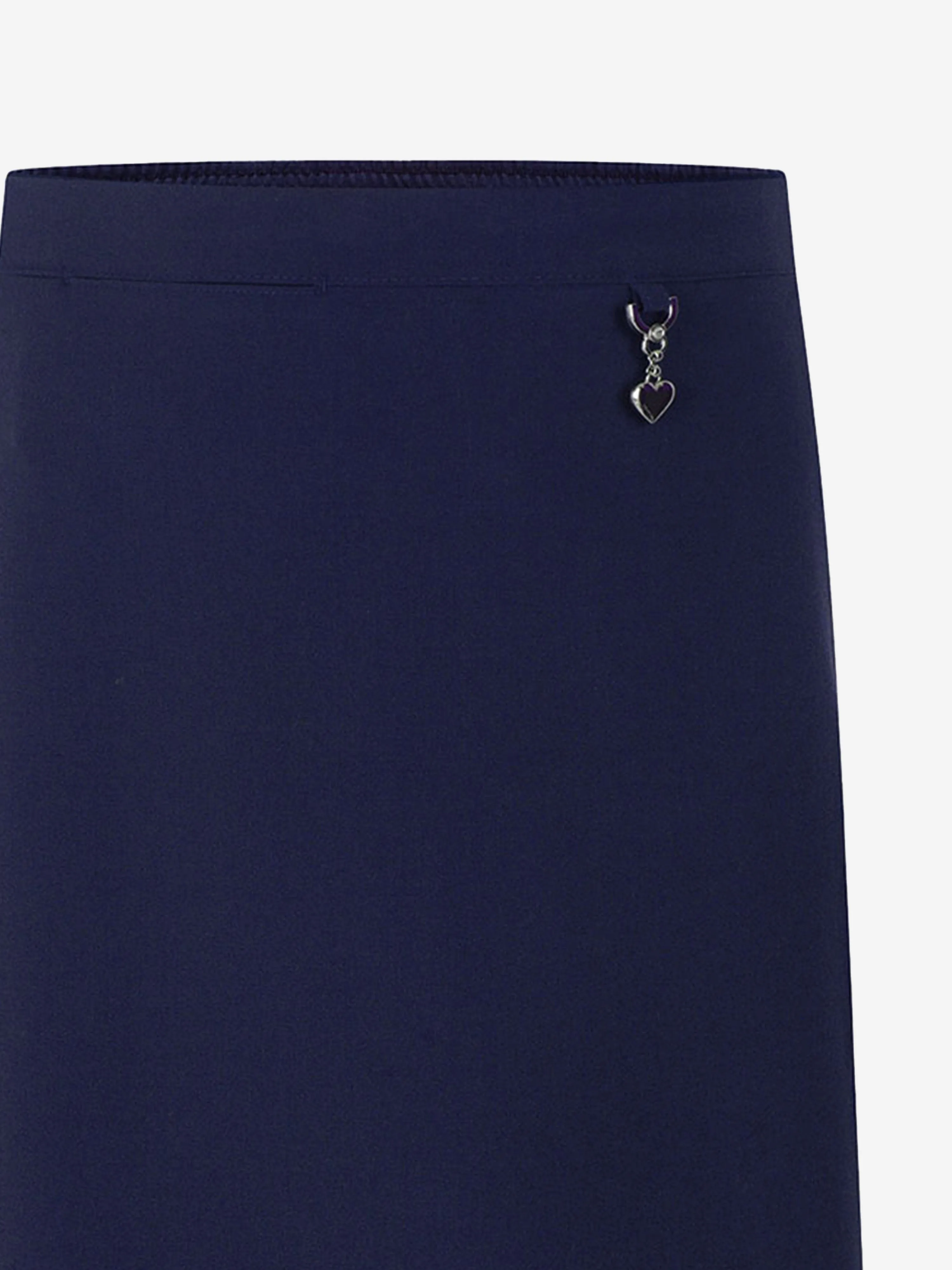 Zeco Girls School Lycra-Herzrock in Marineblau
