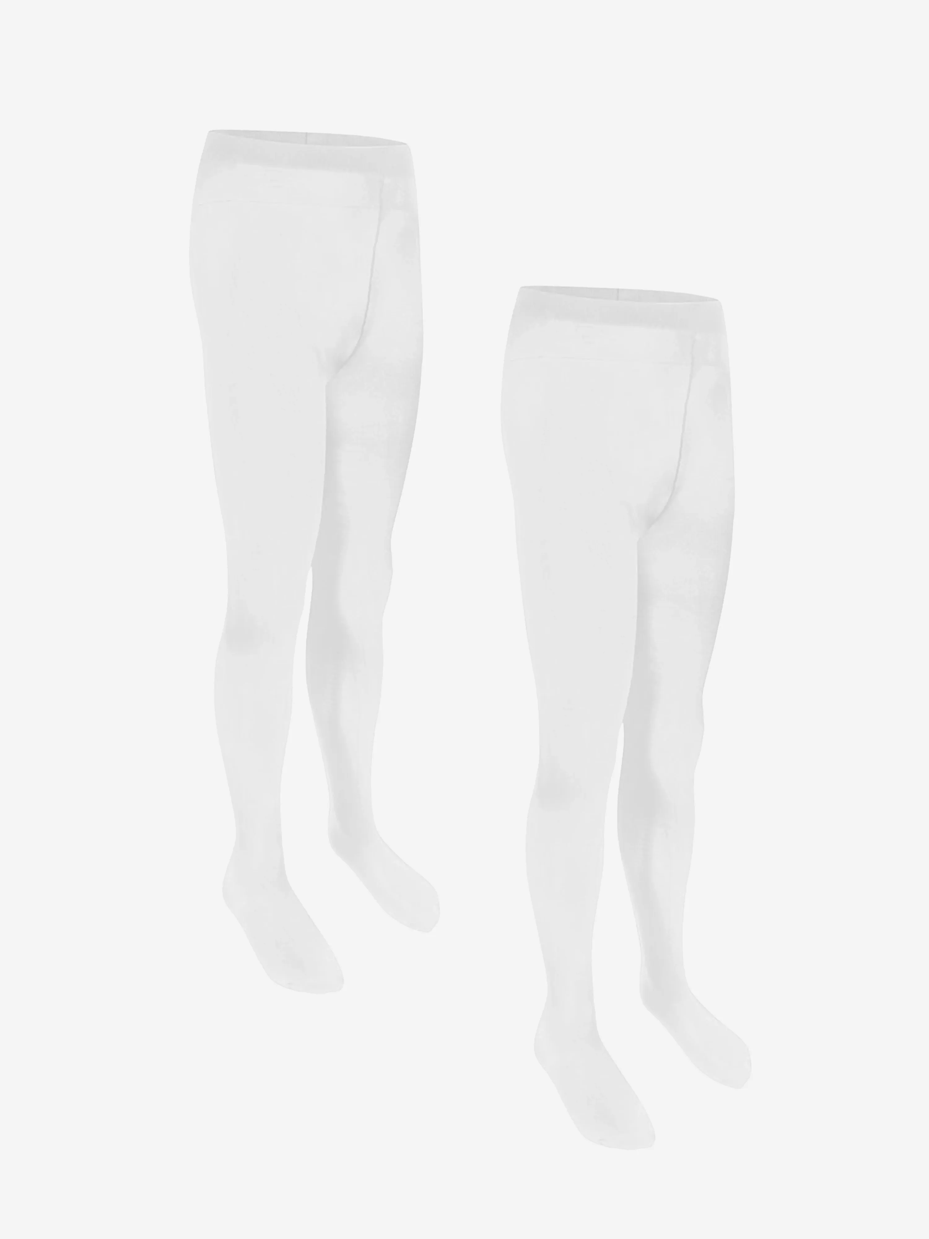 Zeco Girls School Blickdichte Strumpfhosen (2er Pack) in Weiß