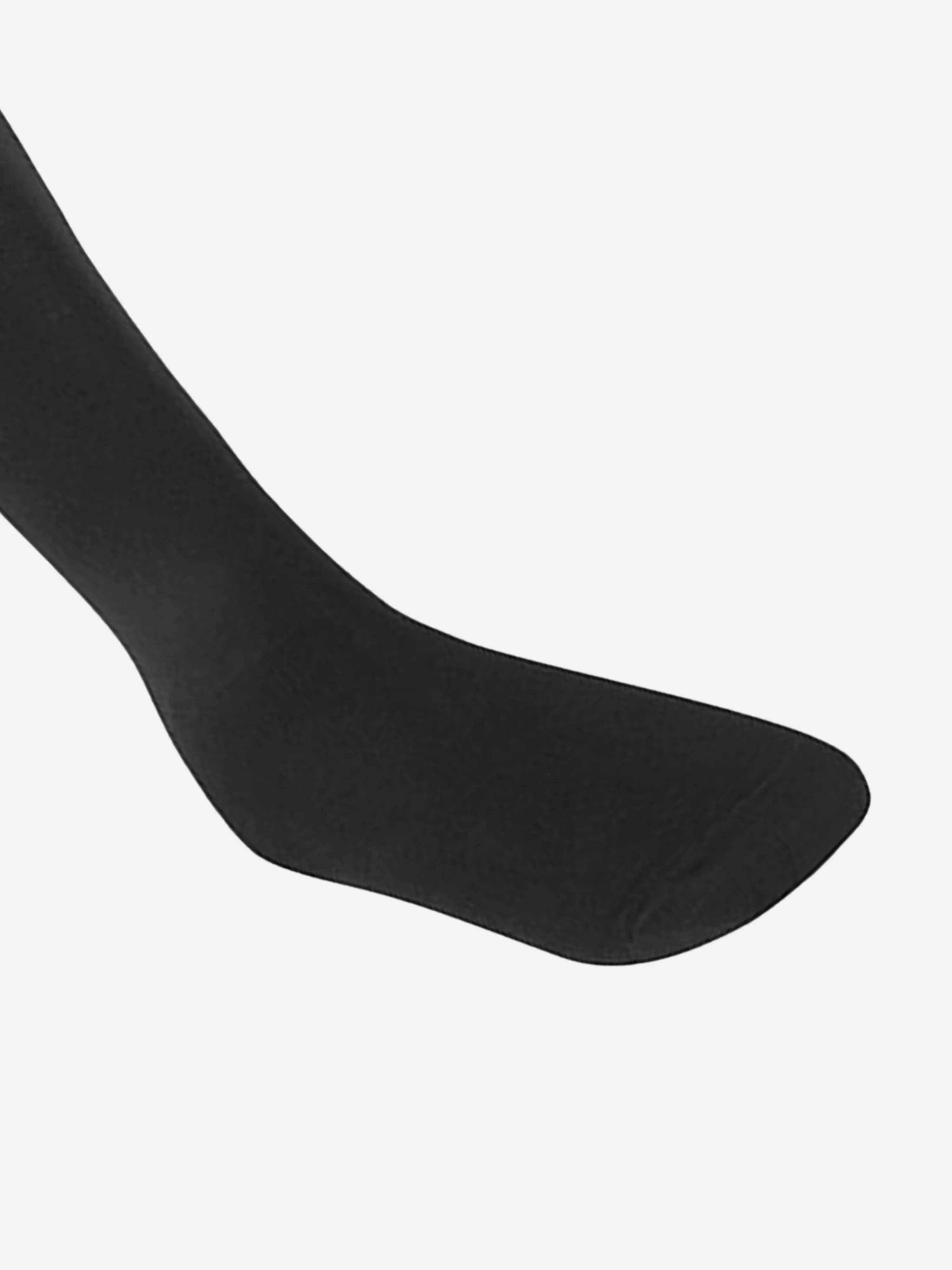 Zeco Girls School Overknee Socken in Schwarz