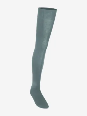 Zeco Girls School Overknee-Socken in Grau