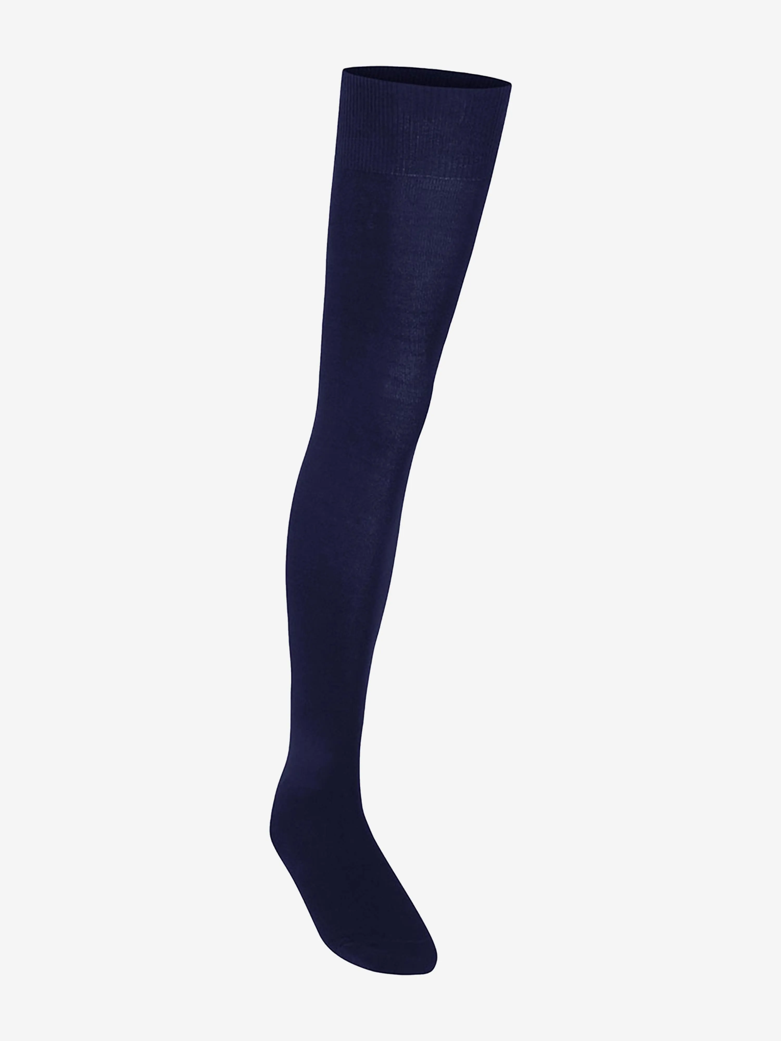 Zeco Girls School Overknee-Socken in Marineblau