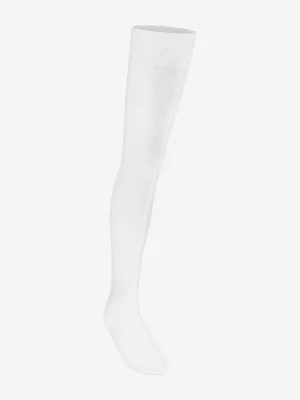 Zeco Girls School Overknee-Socken in Weiß