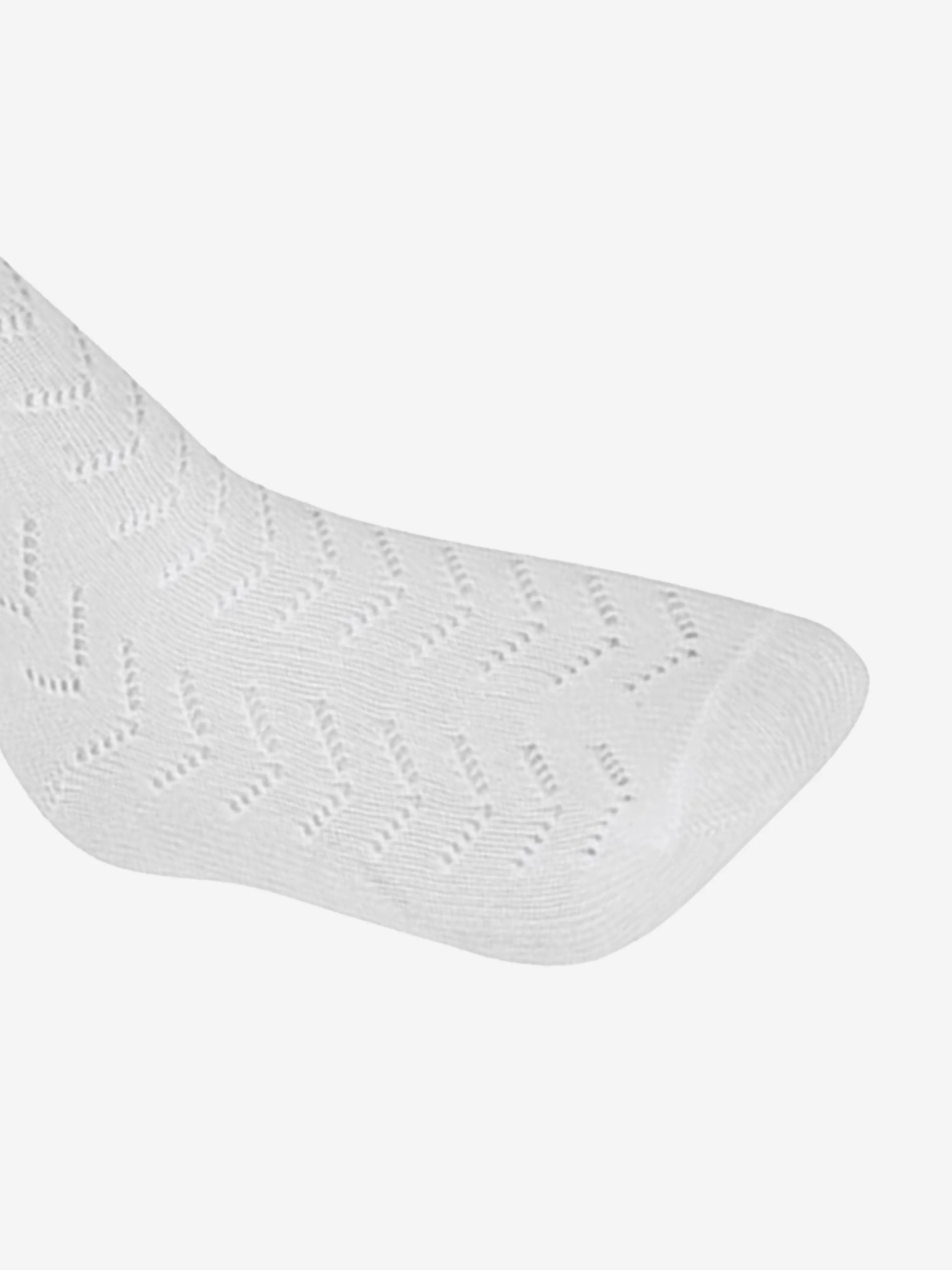 Zeco Girls School Pelerine Kniestrümpfe (3er Pack) in Weiß