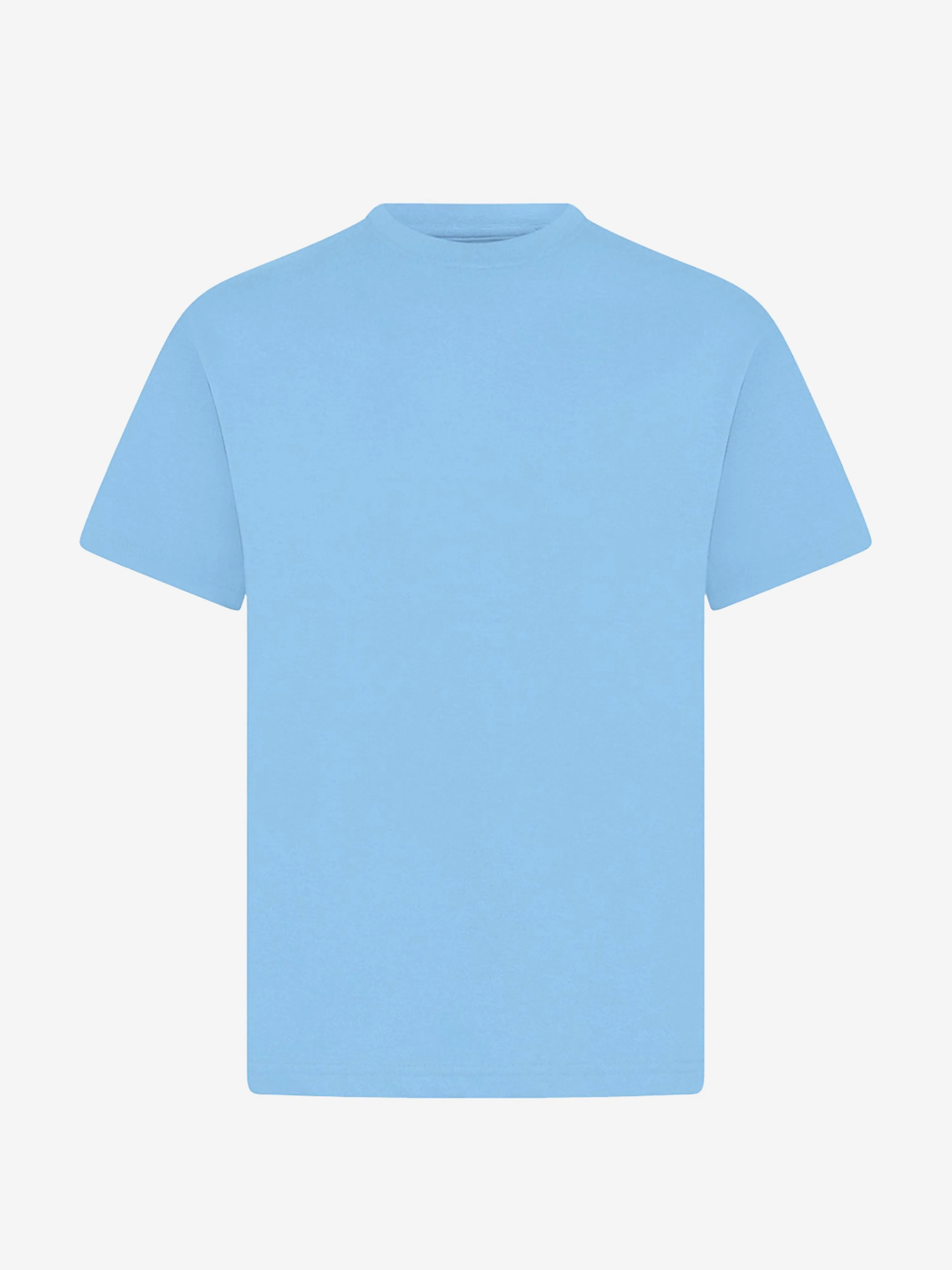 Zeco Kids Schul-Crewneck-T-Shirt (Zwillingspack) in Blau