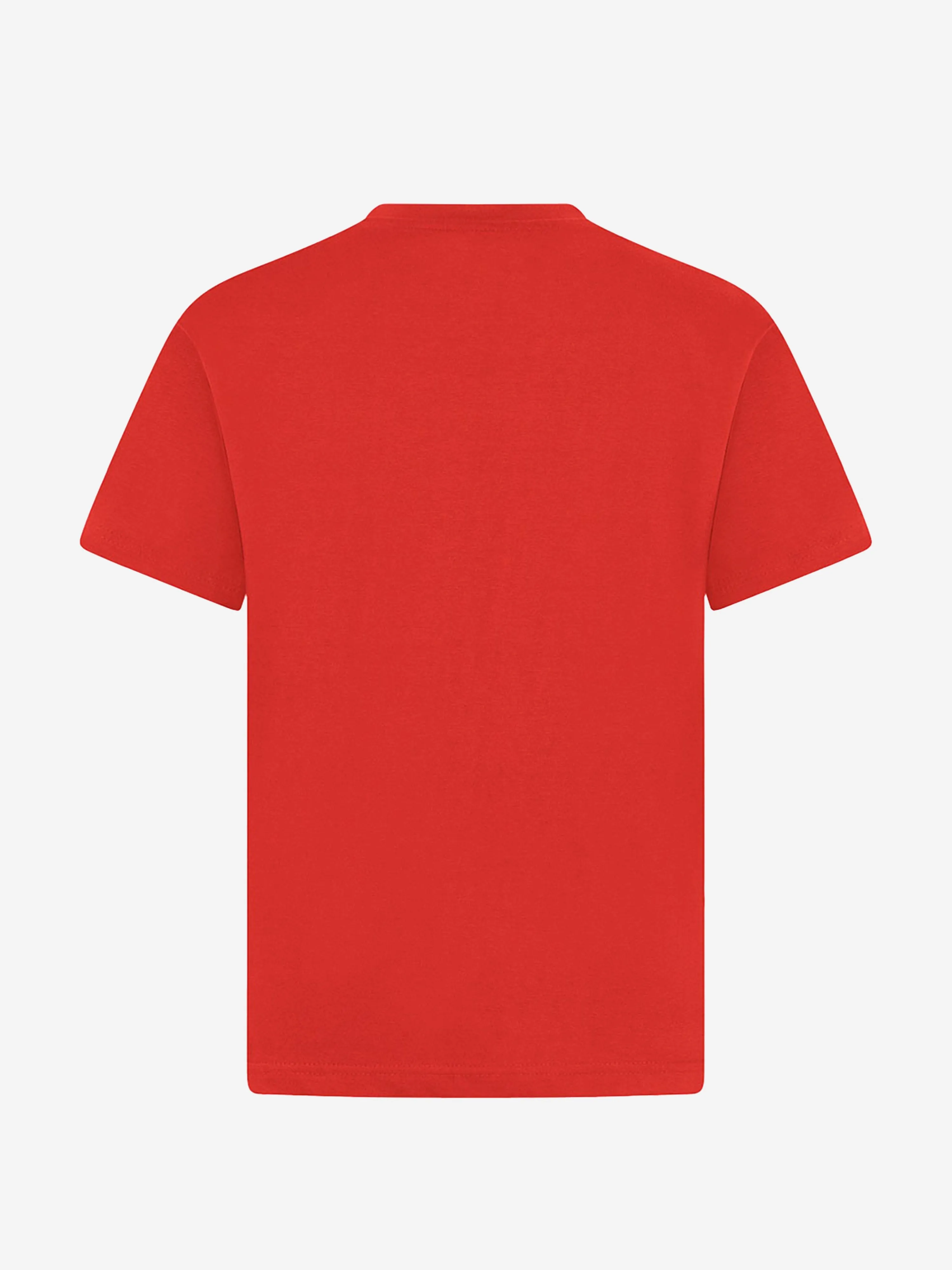 Zeco Kids Schul-Rundhals-T-Shirt (Zwillingspack) in Rot
