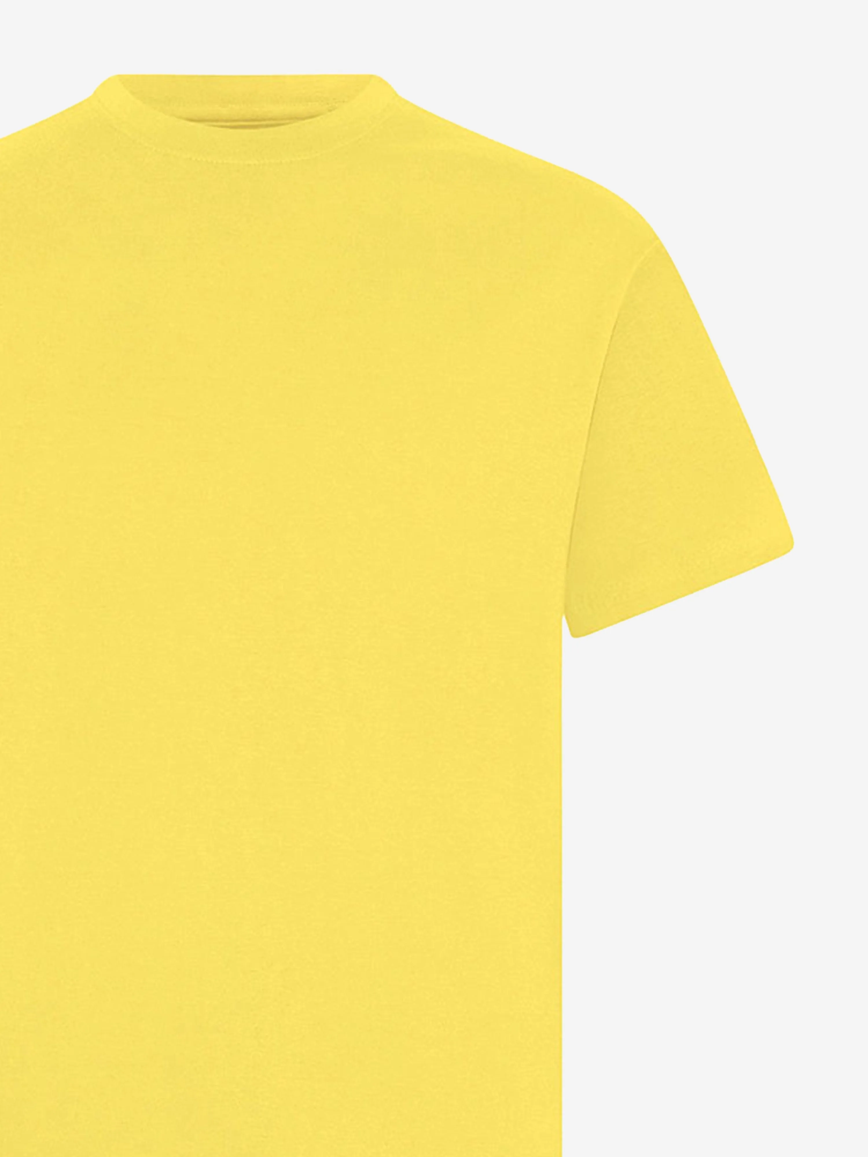 Zeco Kids Schul-Crewneck-T-Shirt (Zwillingspack) in Gelb