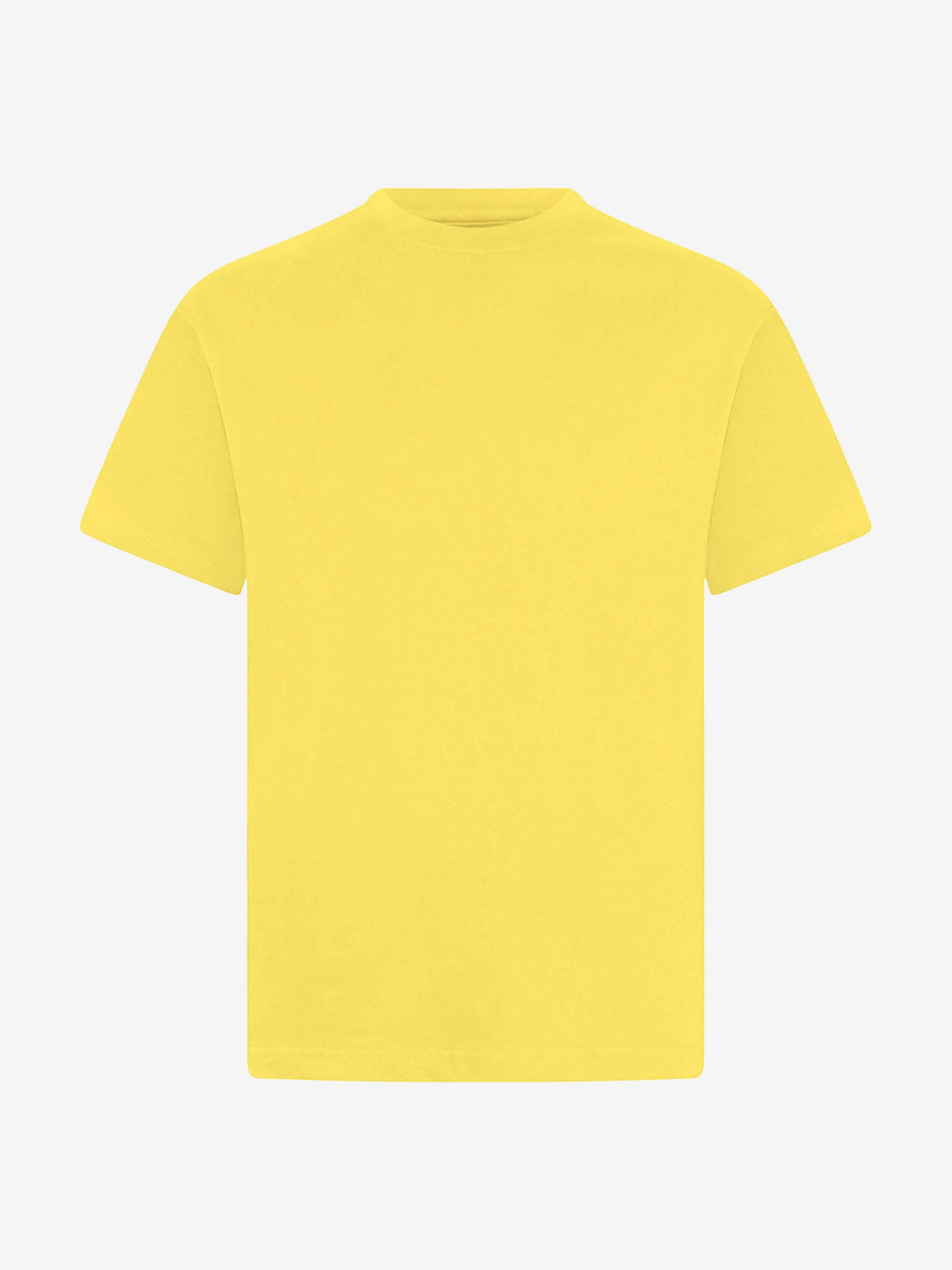 Zeco Kids Schul-Crewneck-T-Shirt (Zwillingspack) in Gelb