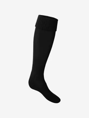Zeco Kids Schul-Fußballsocken in Schwarz