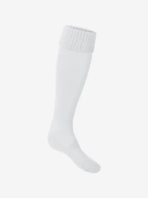 Zeco Kids Schul-Fußballsocken in Weiß